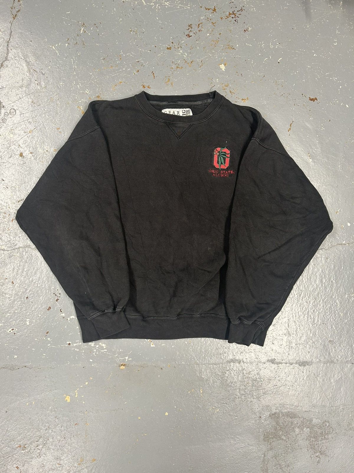 Vintage Crazy Vintage Ohio State University Black Pullover Crewneck Size US L / EU 52-54 / 3 - 1 Thumbnail