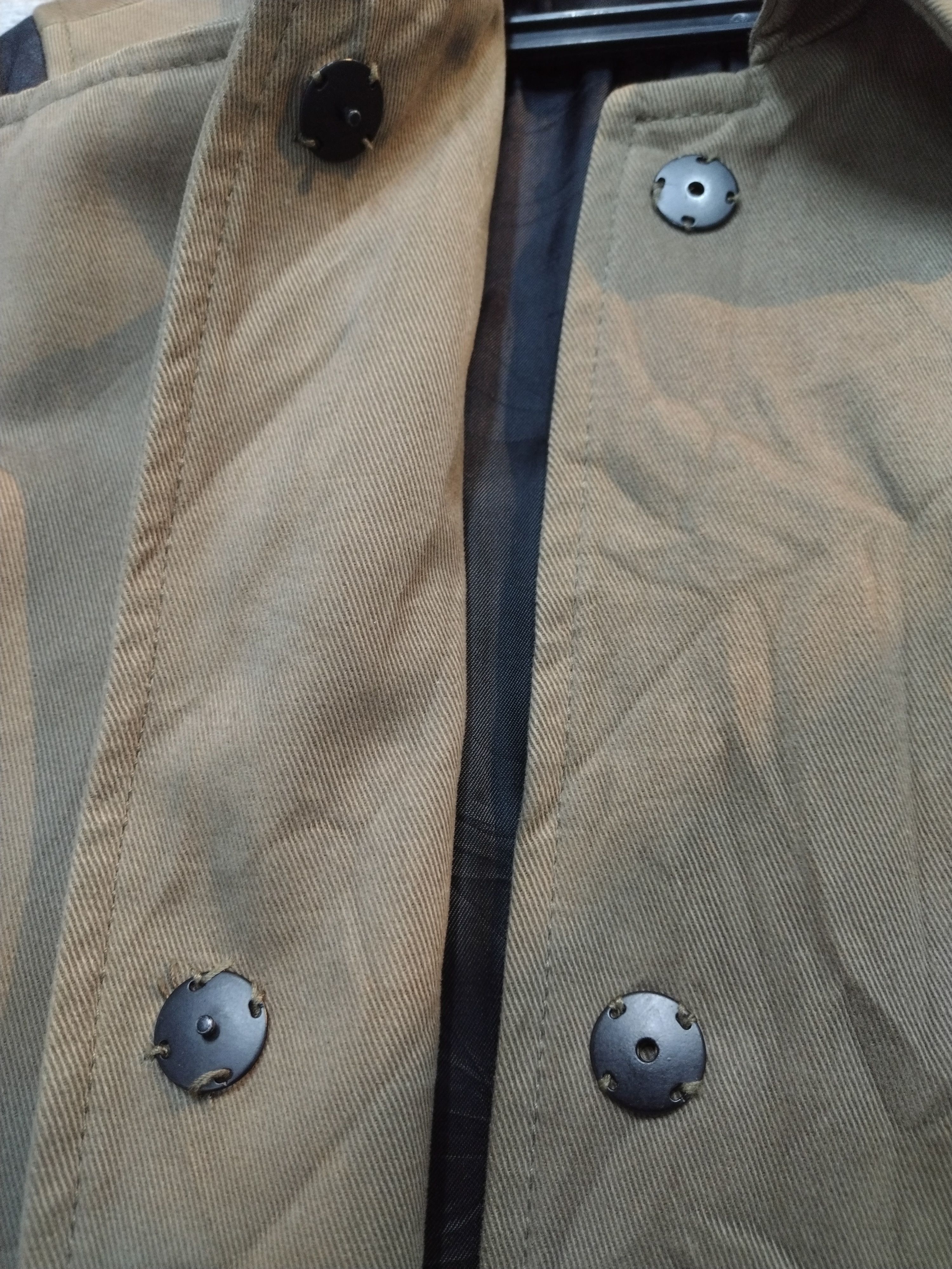 Genuine Leather × Zara Denim + Leather long Jacket Zara Size US S / EU 44-46 / 1 - 11 Thumbnail