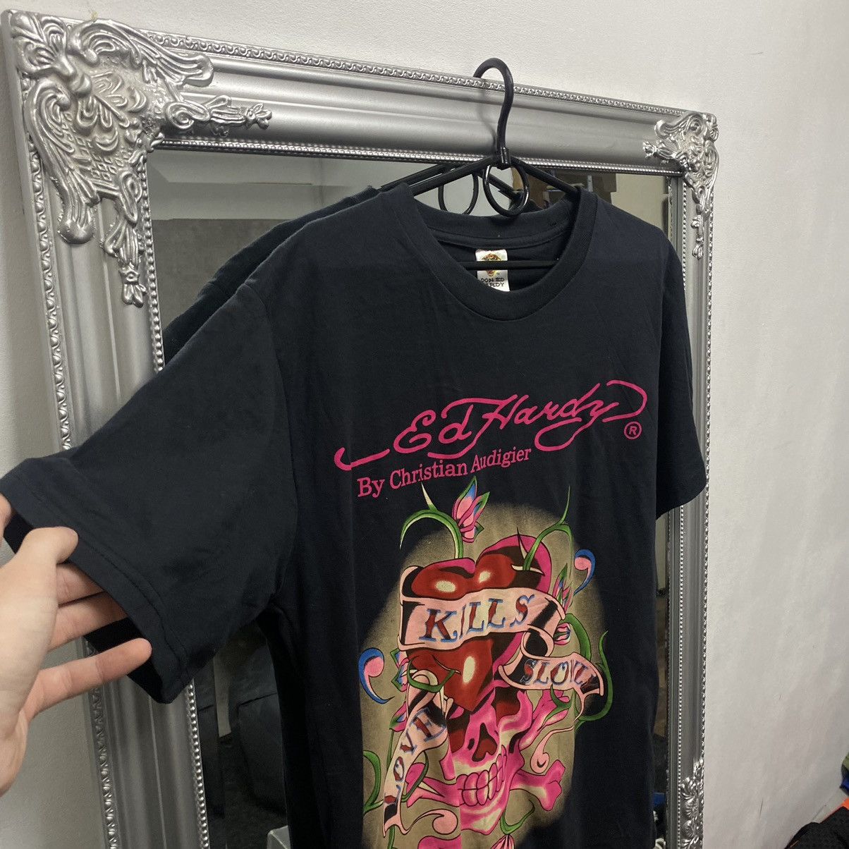 Ed Hardy Vintage Don Ed Hardy T-Shirt Big Logo Size US L / EU 52-54 / 3 - 3 Thumbnail