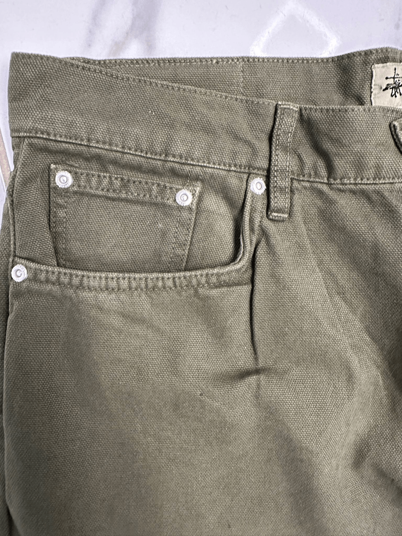 Stussy Stussy Big Ol Jean Size 29 Olive Drab Size US 29 - 3 Thumbnail