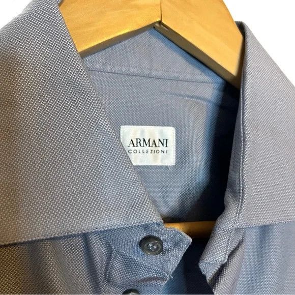 Armani Collezioni Armani Collezioni | Cotton Panelled Button Up Size US L / EU 52-54 / 3 - 4 Thumbnail