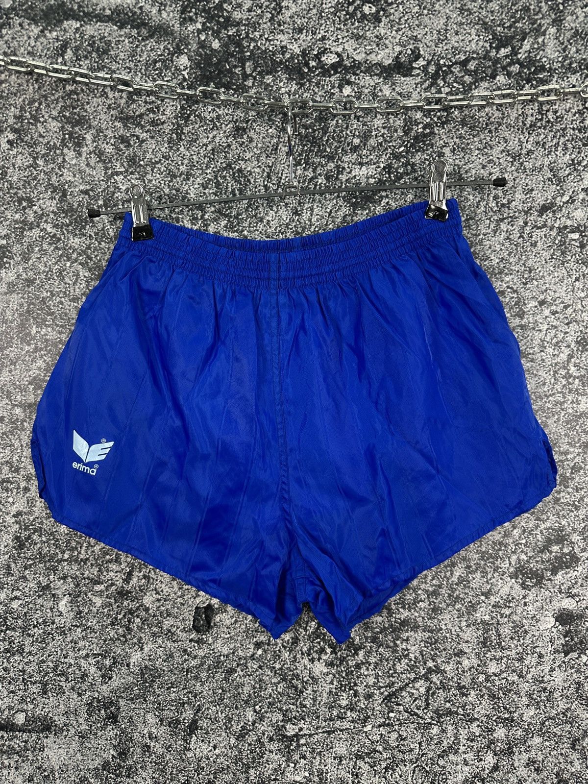 Erima Vintage 90s Erima Shiny Nylon Sprinter Soccer Shorts Size 6 Size US 38 / EU 54 - 1 Thumbnail