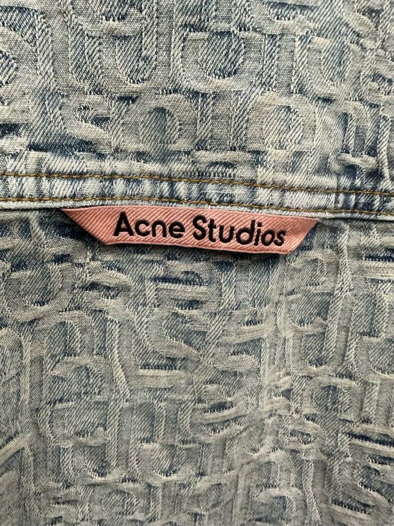 Acne Studios Acne Studios size:50 Jacquard loose single-breasted denim Size XXS / US 00 / IT 34 - 3 Thumbnail