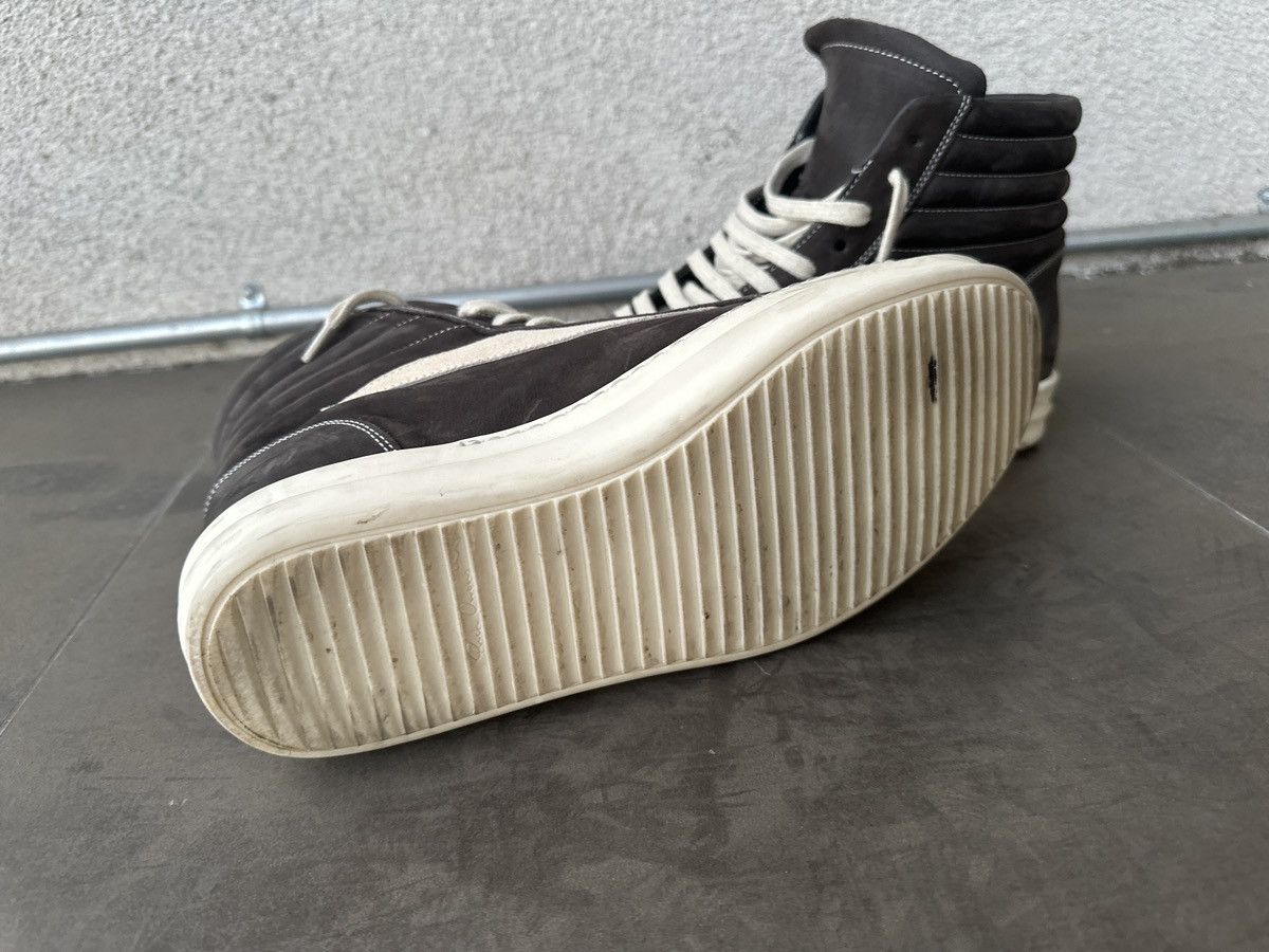 Rick Owens Drkshdw Rick Owen's DRKSHDW Black Vintage High Top Sneakers Men's Size US 8 / EU 41 - 16 Thumbnail