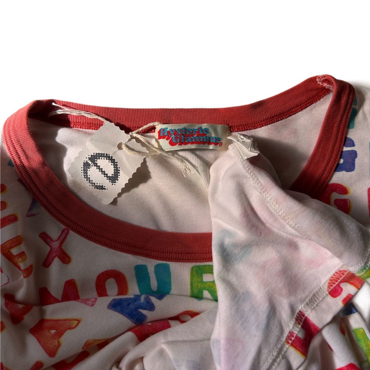 Hysteric Glamour Hysteric Glamour ‘Sex Motel’ Ringer Baby Tee Size S / US 4 / IT 40 - 3 Thumbnail