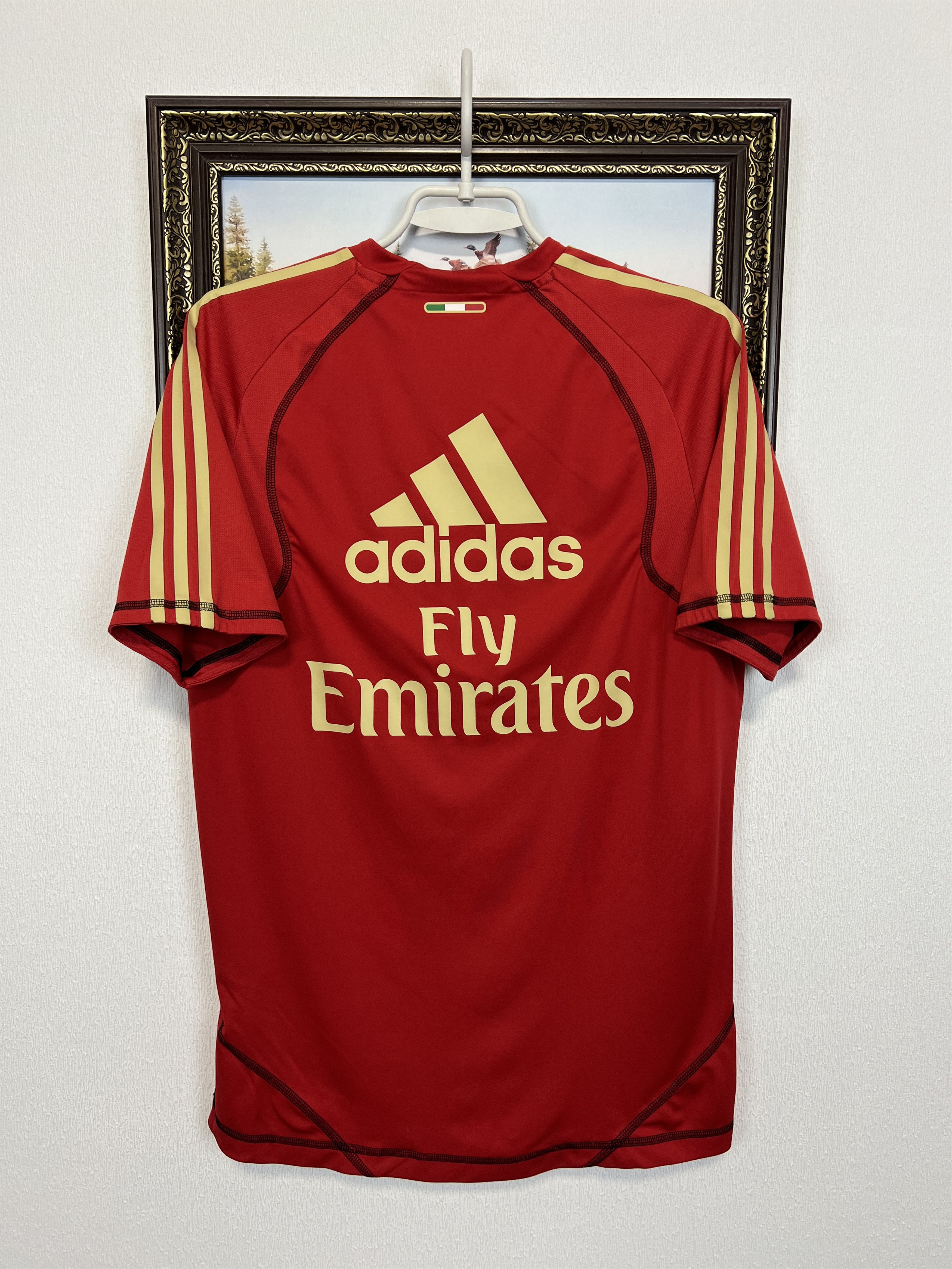 Adidas Vintage AC Milan Football Train Shirt Soccer Maglia Jersey Size US M / EU 48-50 / 2 - 9 Thumbnail
