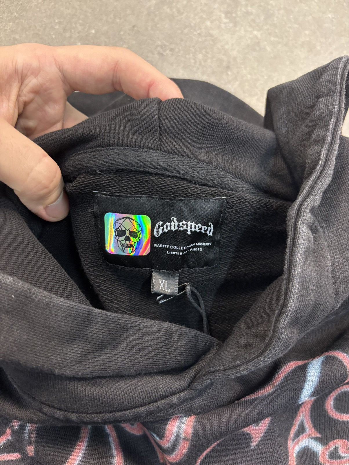 Godspeed Godspeed Pitstop Hoodie, Washed Black Size US XL / EU 56 / 4 - 23 Thumbnail