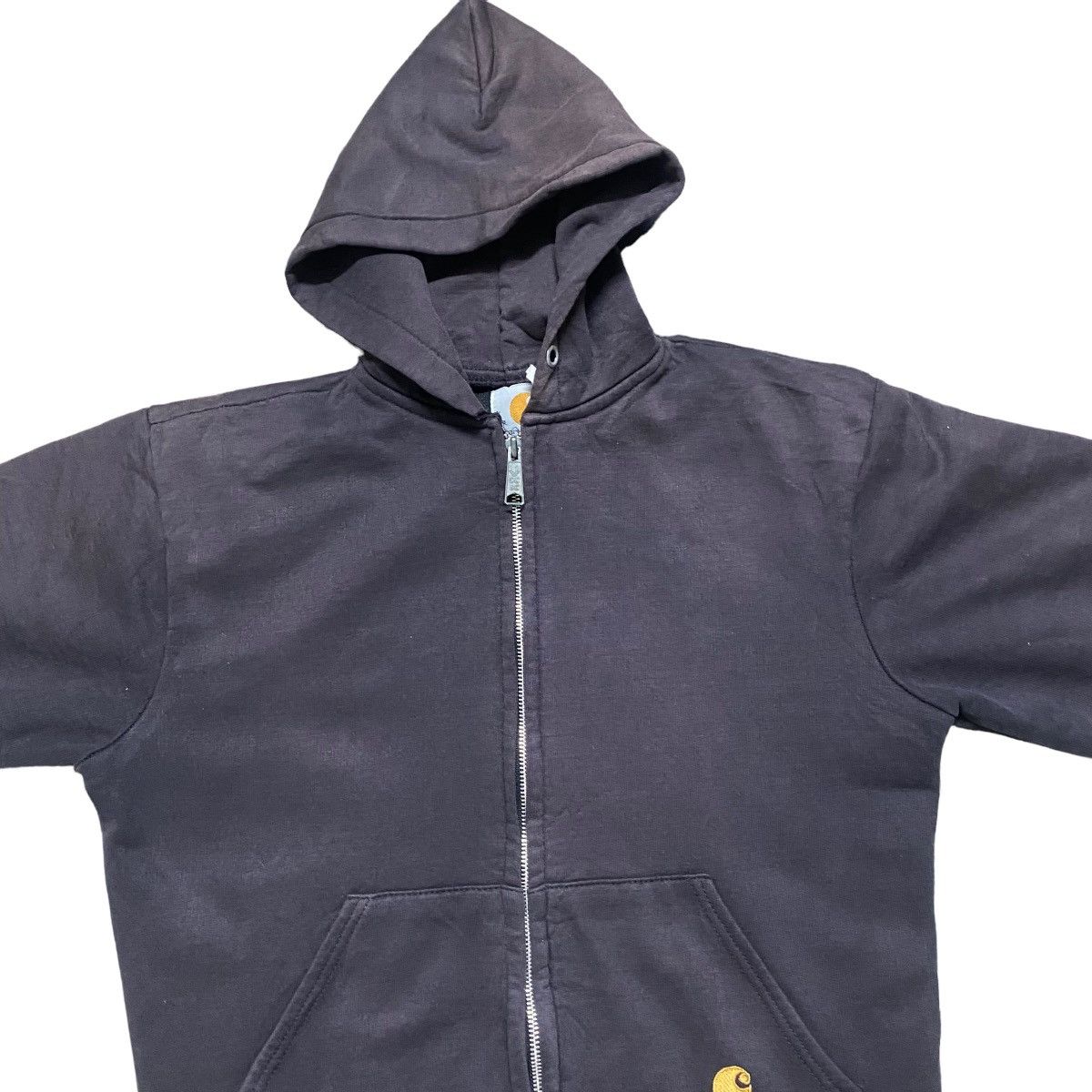 Carhartt Vintage 90s Carhartt Thermal Hoodie Sun Faded Size US S / EU 44-46 / 1 - 4 Thumbnail