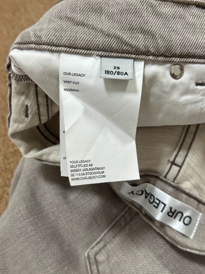 Our Legacy Our Legacy size29 Off-white washed jeans Size US 29 - 4 Thumbnail