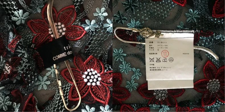Other Comme des Garcons Transparent embroidered shirt with ball Size M / US 6-8 / IT 42-44 - 9 Thumbnail