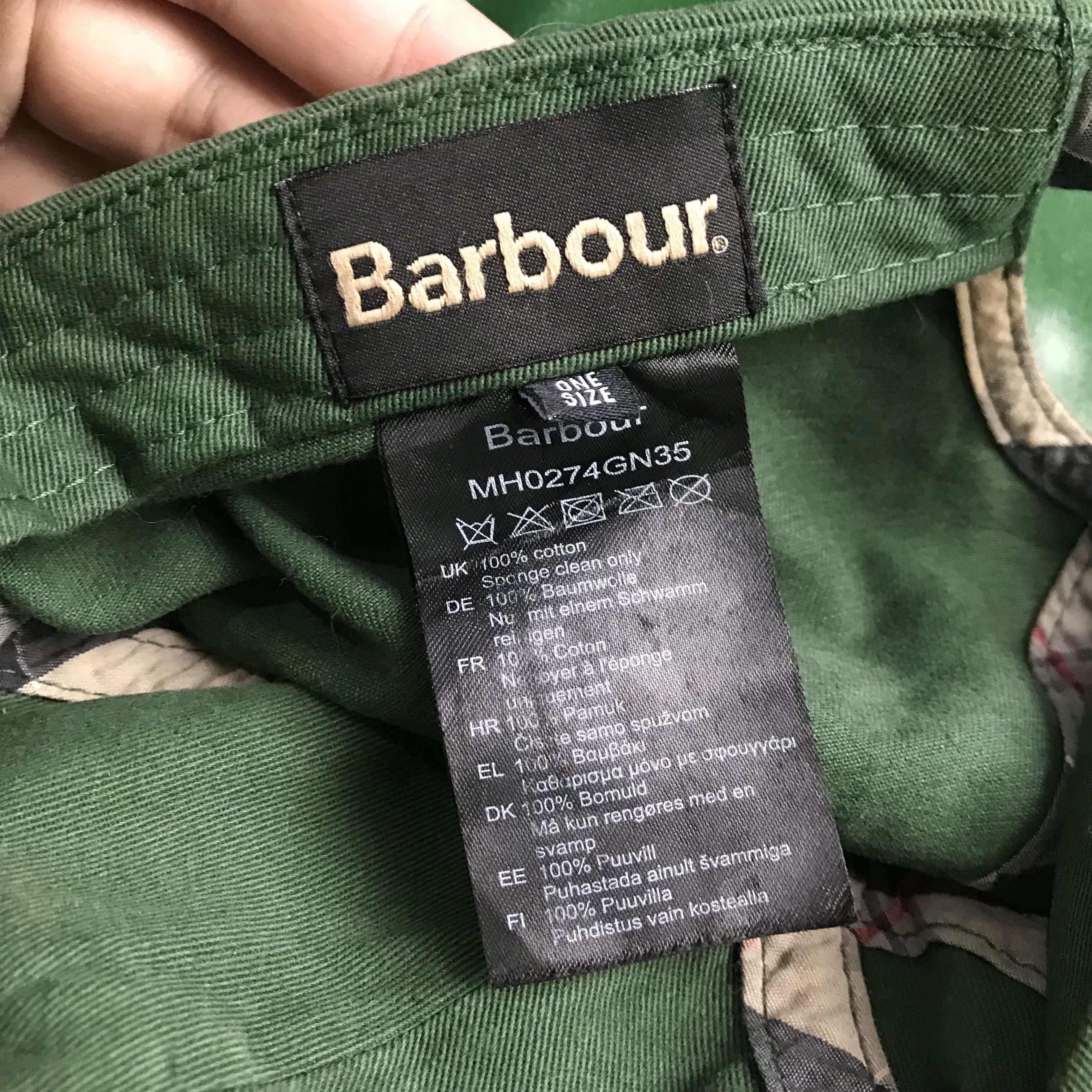 Barbour × Other UK Barbour of london Baseball Cap Green military Rough cap Size ONE SIZE - 8 Thumbnail