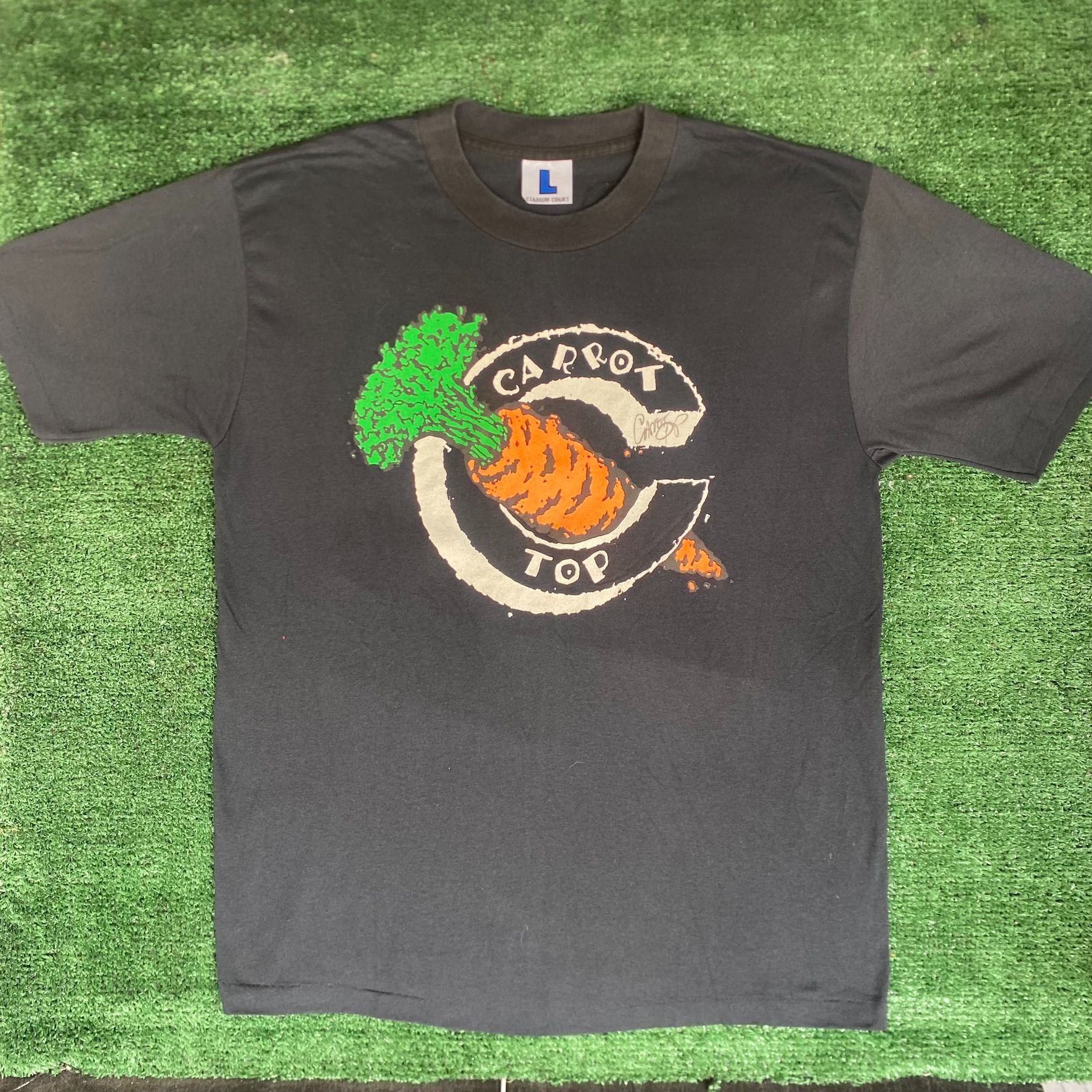 Vintage Vintage 90s Carrot Top Shirt Signed Autographed Merch Tee Size US L / EU 52-54 / 3 - 1 Thumbnail