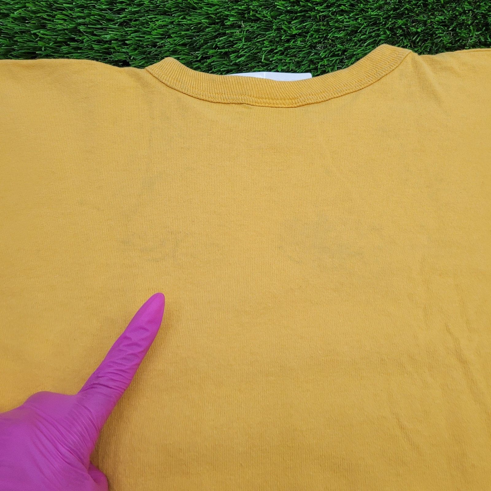 Champion Vintage 90s Champion Shirt Womens XL 22x26 Yellow USA Size XL / US 12-14 / IT 48-50 - 5 Thumbnail
