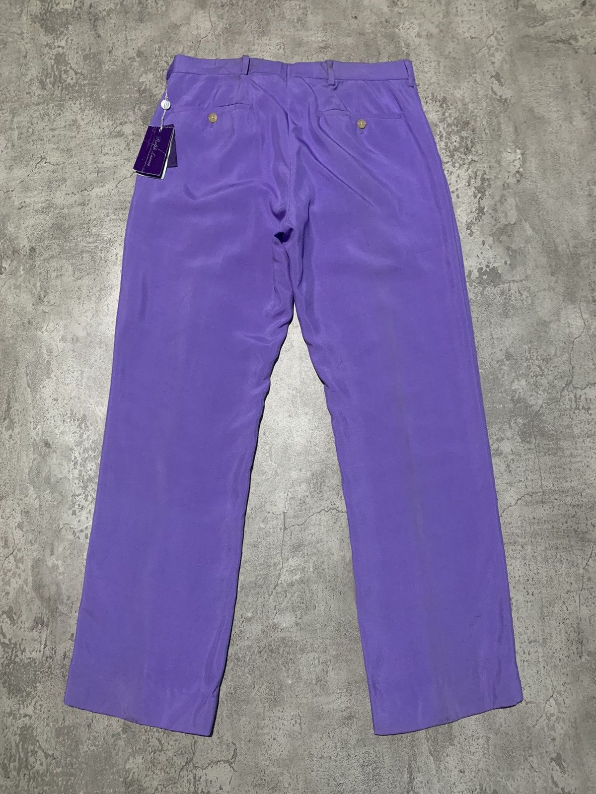 Ralph Lauren Purple Label Ralph Lauren Purple Label purple silk trouser NWT Size US 32 / EU 48 - 13 Thumbnail