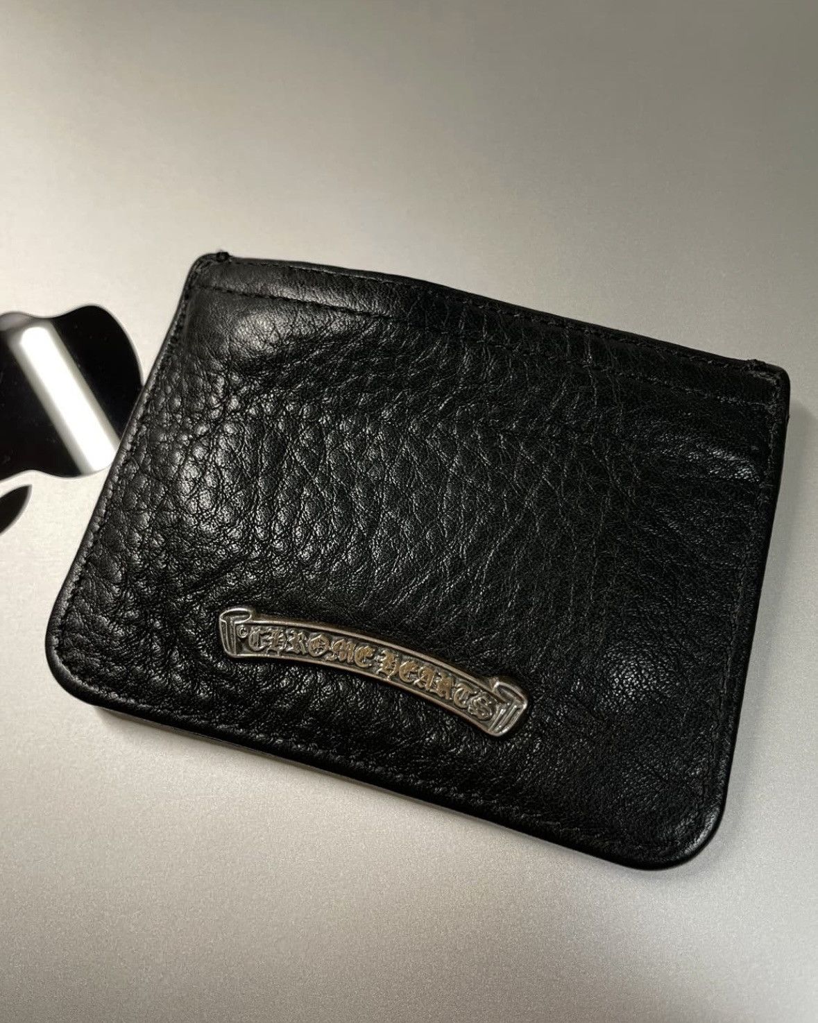 Chrome Hearts CH Chrome Hearts Leather Cross Wallet Pouch Coin