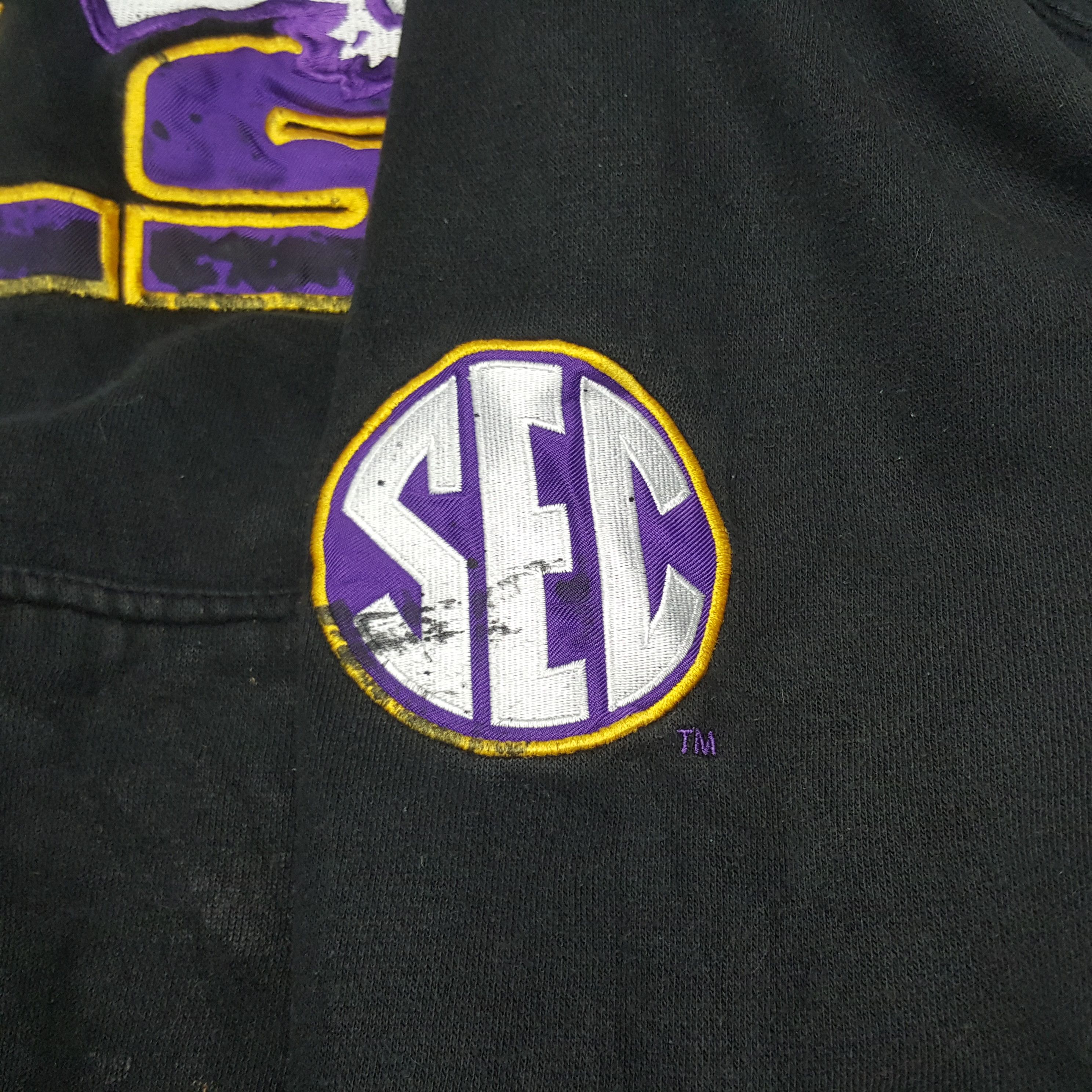 NBA × NFL × Vintage Vintage LSU Tigers Sportwear Team Hoodies Size US XL / EU 56 / 4 - 7 Thumbnail