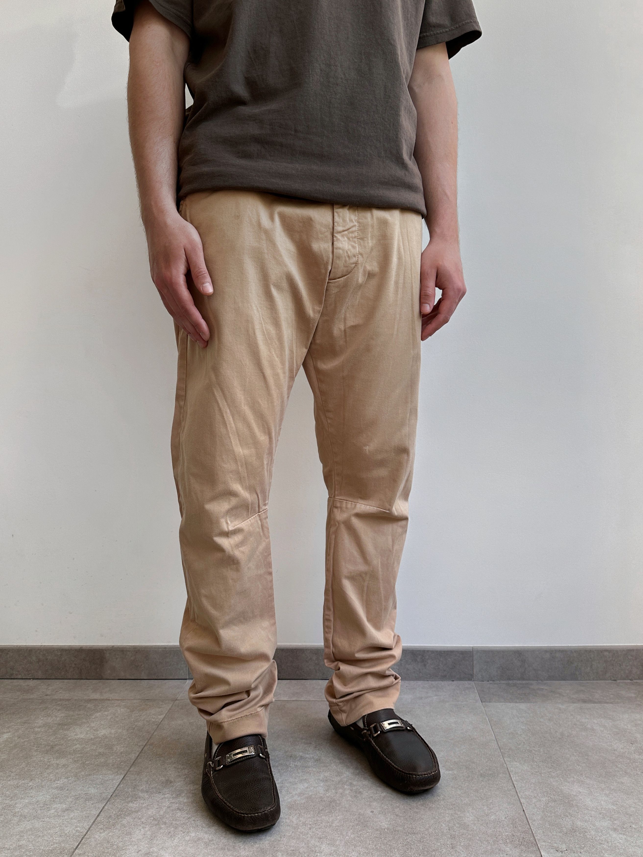 Pierre Balmain Pierre Balmain Beige Casual Pants Size US 36 / EU 52 - 2 Thumbnail