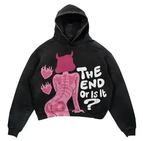 Japanese Brand Hoodie Devil Printed Hoodie Size US L / EU 52-54 / 3 - 4 Thumbnail