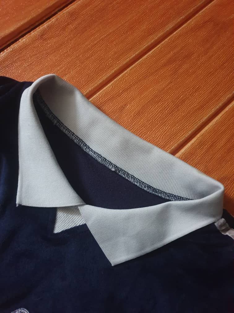 Japanese Brand Lyeon blue colour collar shirt Size L / US 10 / IT 46 - 2 Thumbnail