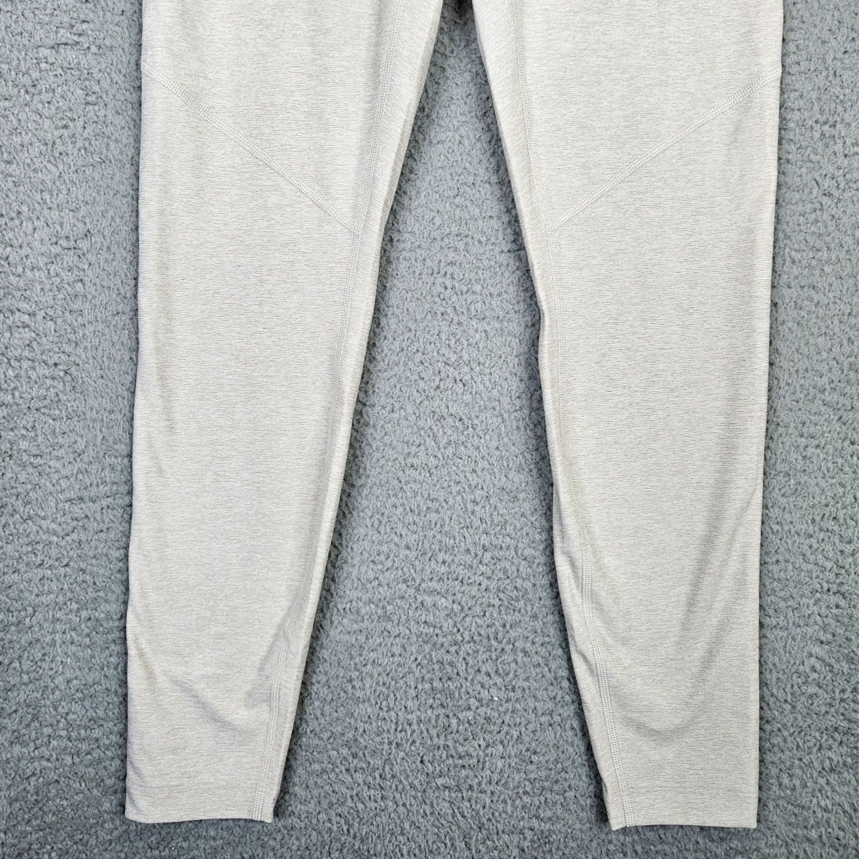 Outdoor Voices Outdoor Voices Women's Skinny Legging Yoga Activewear Pants Stripes Size S Ivory Size 28" / US 6 / IT 42 - 4 Thumbnail
