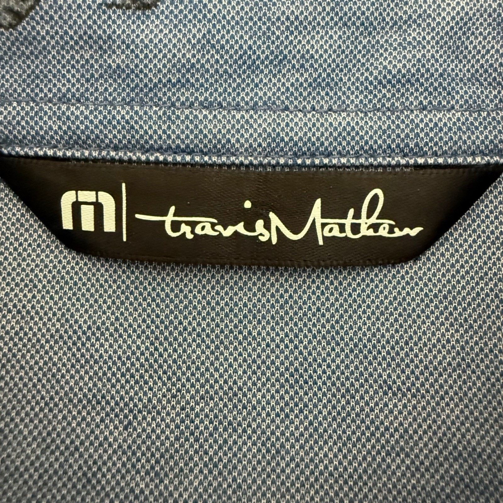 TravisMathew Travis Mathew Polo Shirt Mens Medium Blue Floral Golf Size US M / EU 48-50 / 2 - 2 Thumbnail