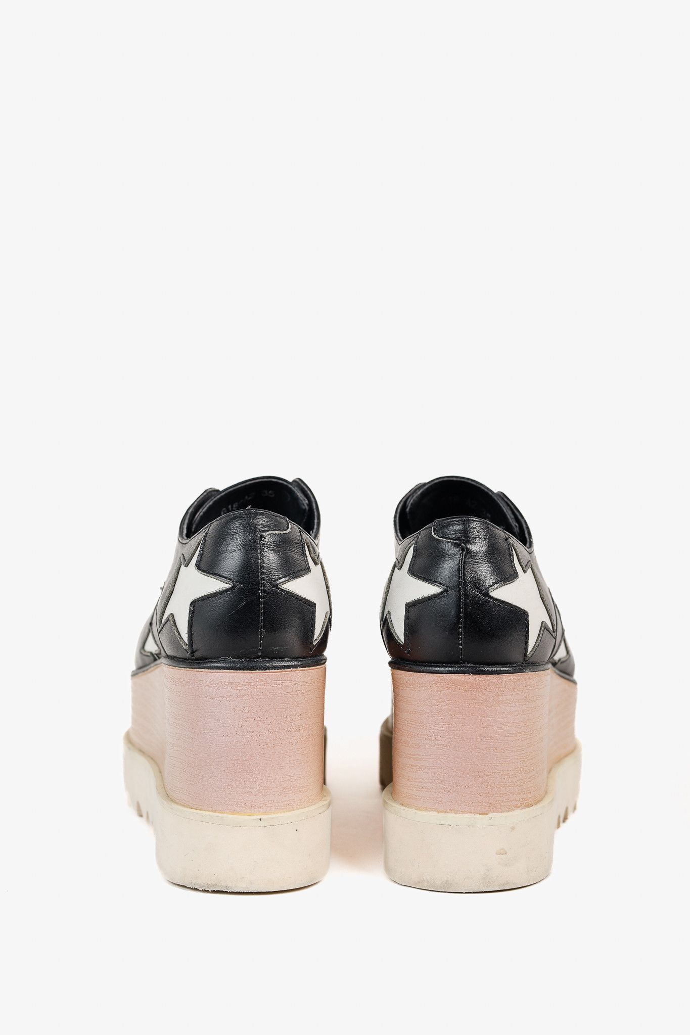 Stella McCartney Stella McCartney Star Vegan Elyse Platform Derby Shoes Size US 5 / IT 35 - 3 Thumbnail