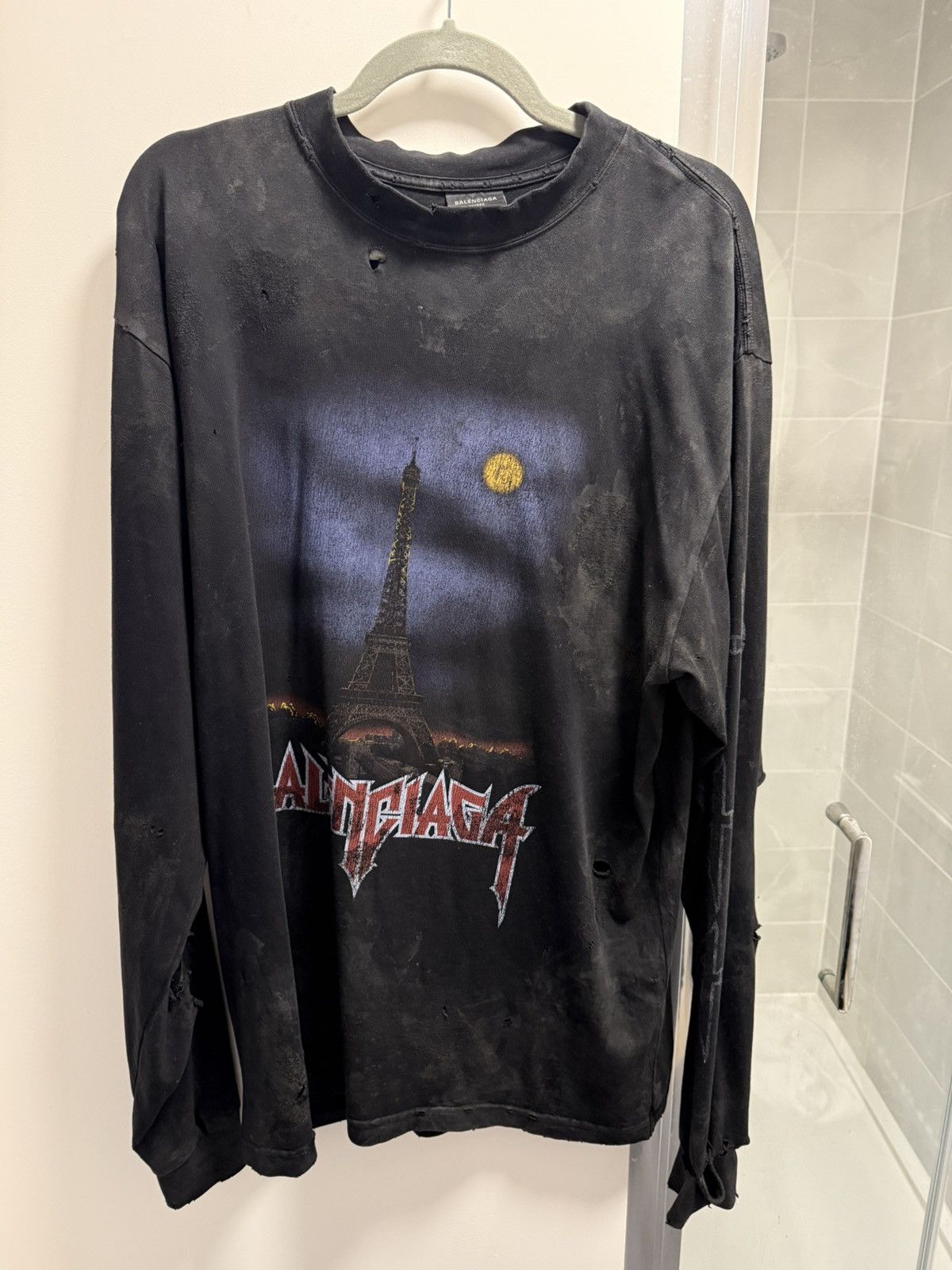 Balenciaga Paris moon longsleeve