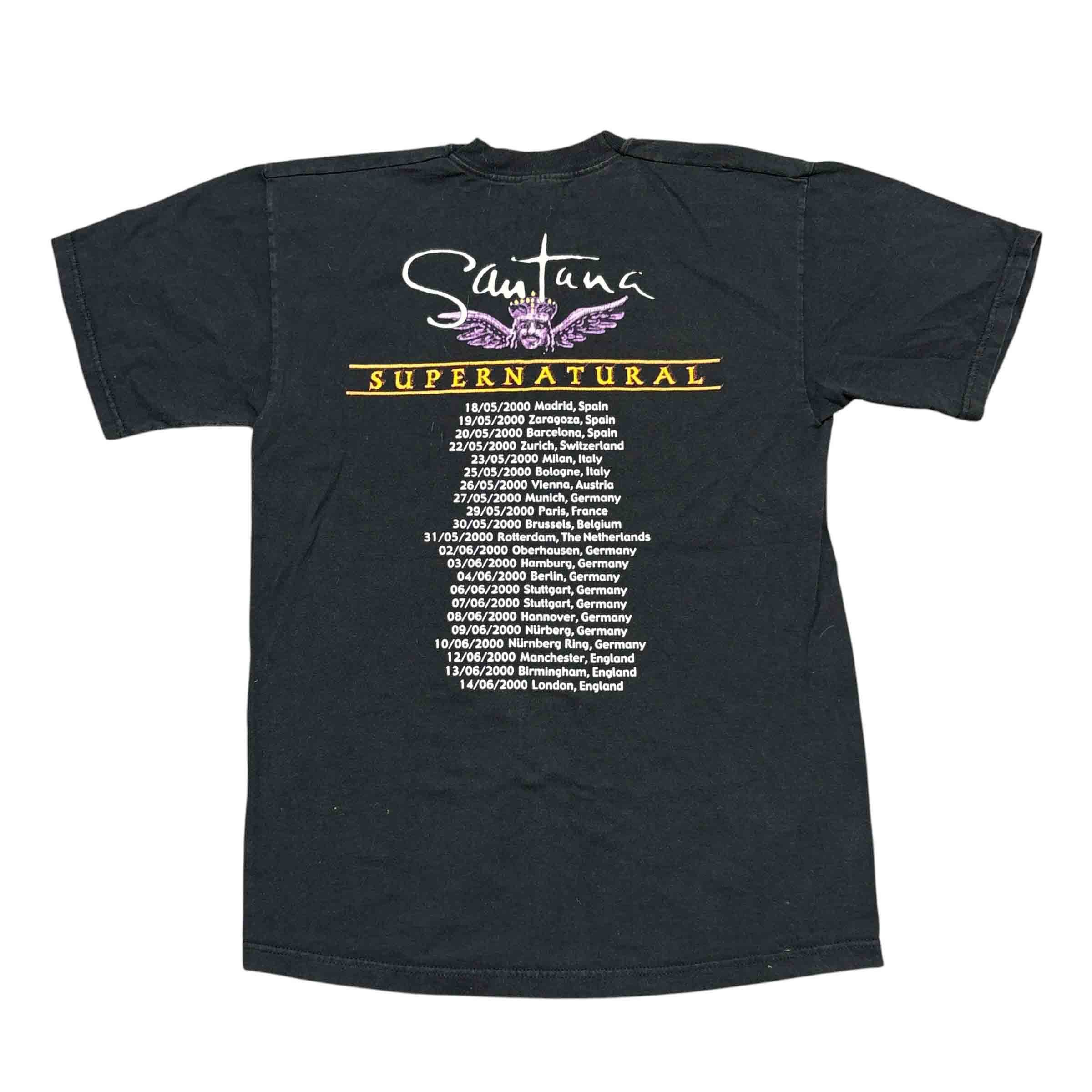 Band Tees Vintage Carlos Santana Shirt 90s Tour Concert Rock Band Tee Size US L / EU 52-54 / 3 - 2 Thumbnail