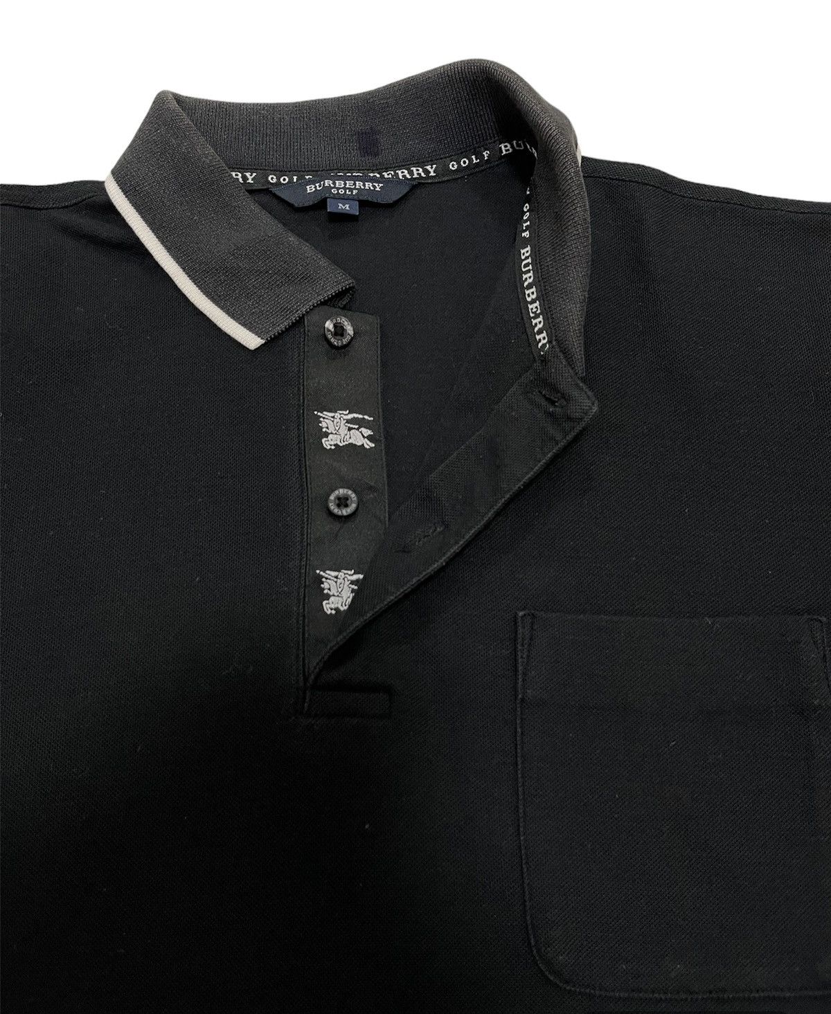Burberry Burberry Golf Single Pocket Half Button Vintage Tee Size US S / EU 44-46 / 1 - 3 Thumbnail