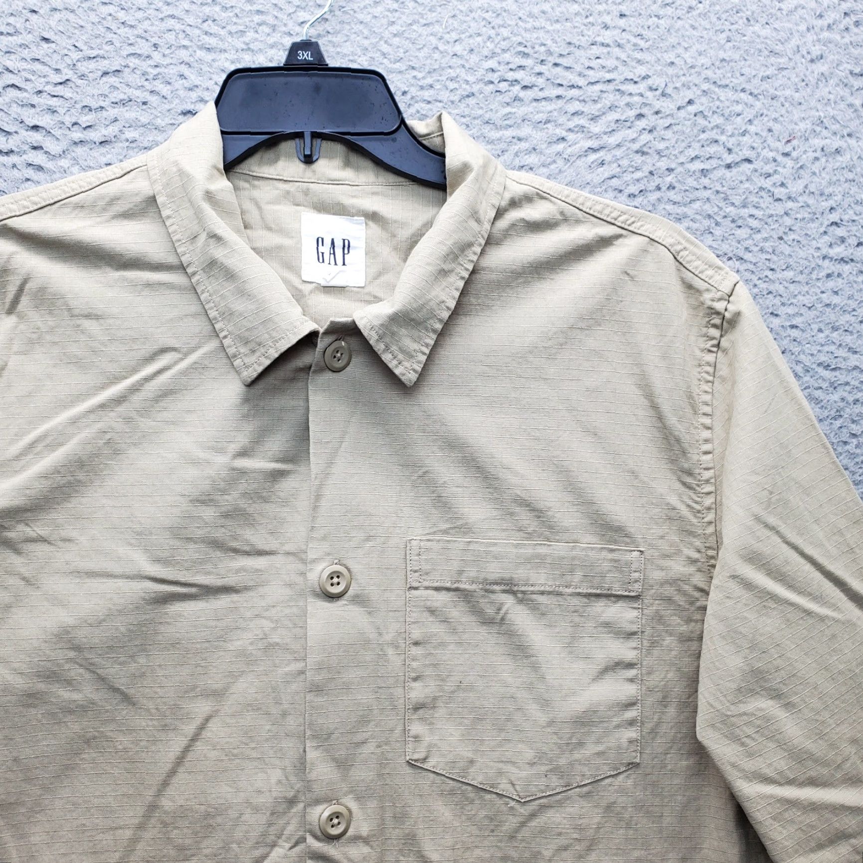 Gap Gap Hiking Jacket Mens Size L Multicolor Pouch Pocket Button-Up Collared Ripstop Casual Outdoor Jacket Size US L / EU 52-54 / 3 - 4 Thumbnail