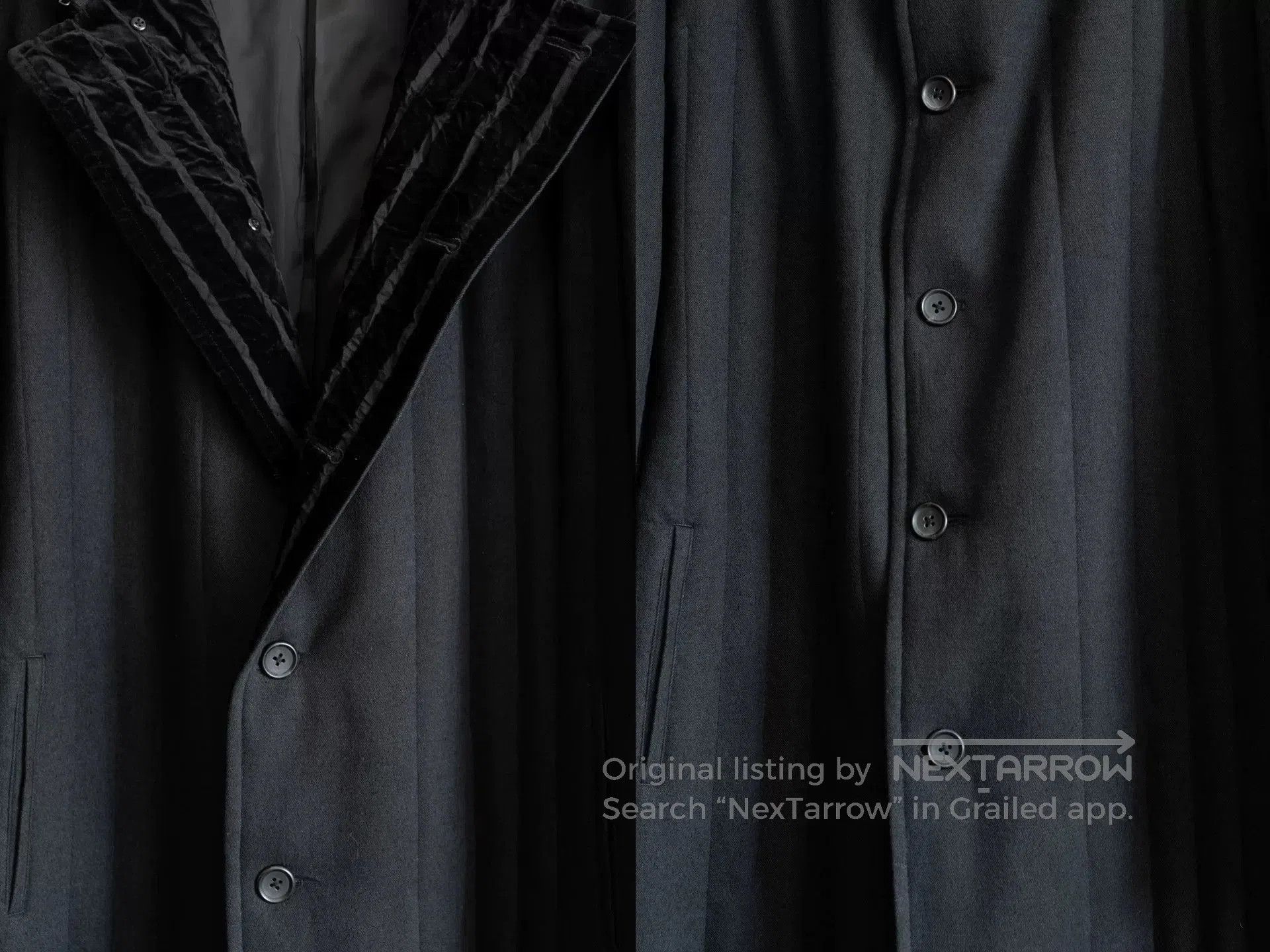 Yohji Yamamoto yohji yamamoto velvet striped coat. Size US S / EU 44-46 / 1 - 7 Thumbnail