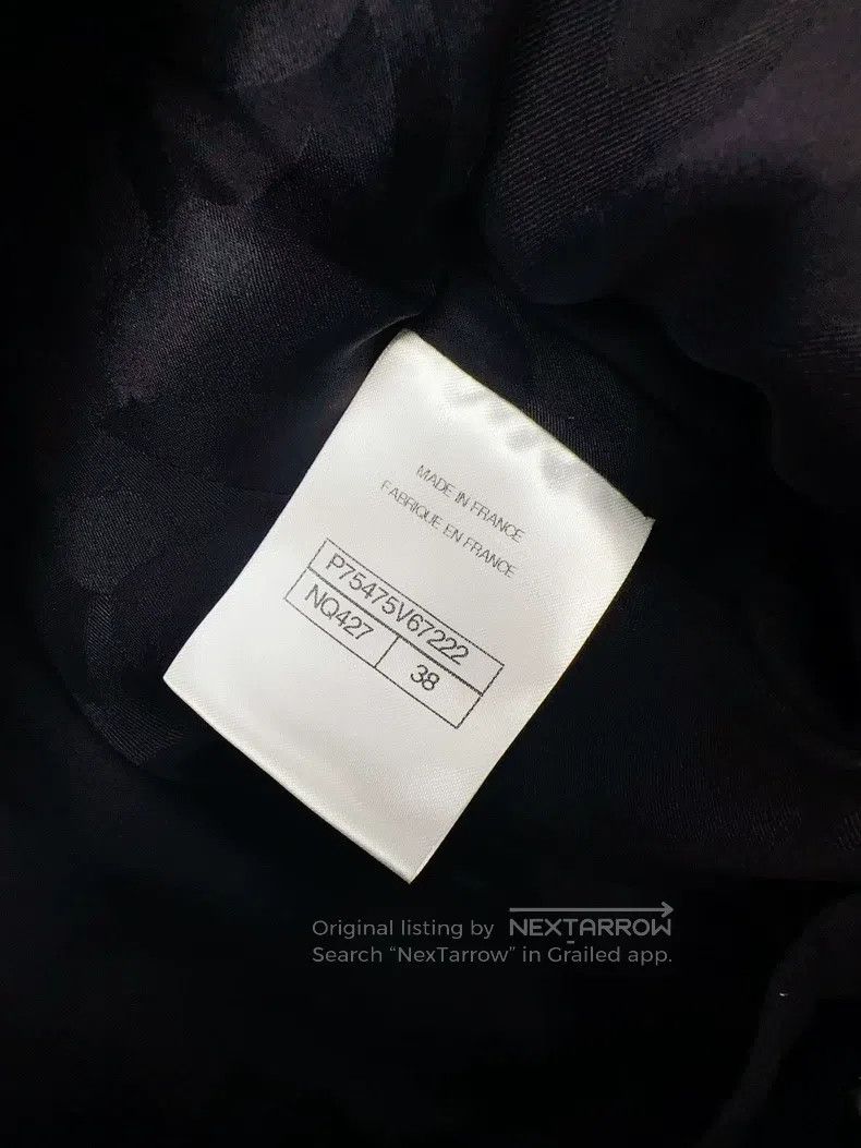 Chanel Chanel 23B blue and white knitted plaid short-sleeved dres Size XS / US 0-2 / IT 36-38 - 6 Thumbnail