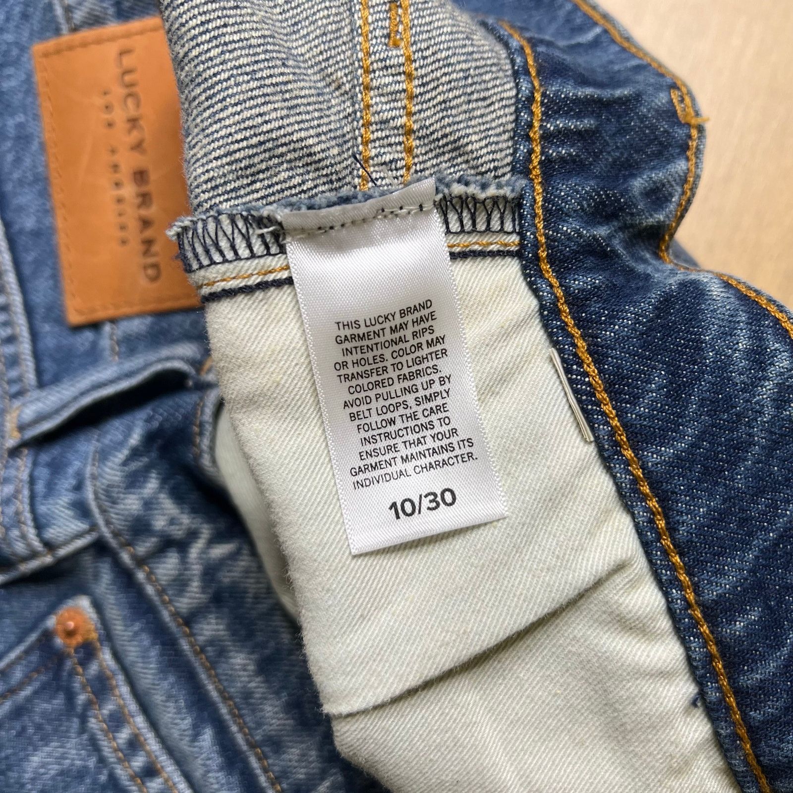 Lucky Brand Lucky Brand Women's High Rise Cut Off Skirt Blue Sz 10/30 Size 30" / US 8 / IT 44 - 3 Thumbnail