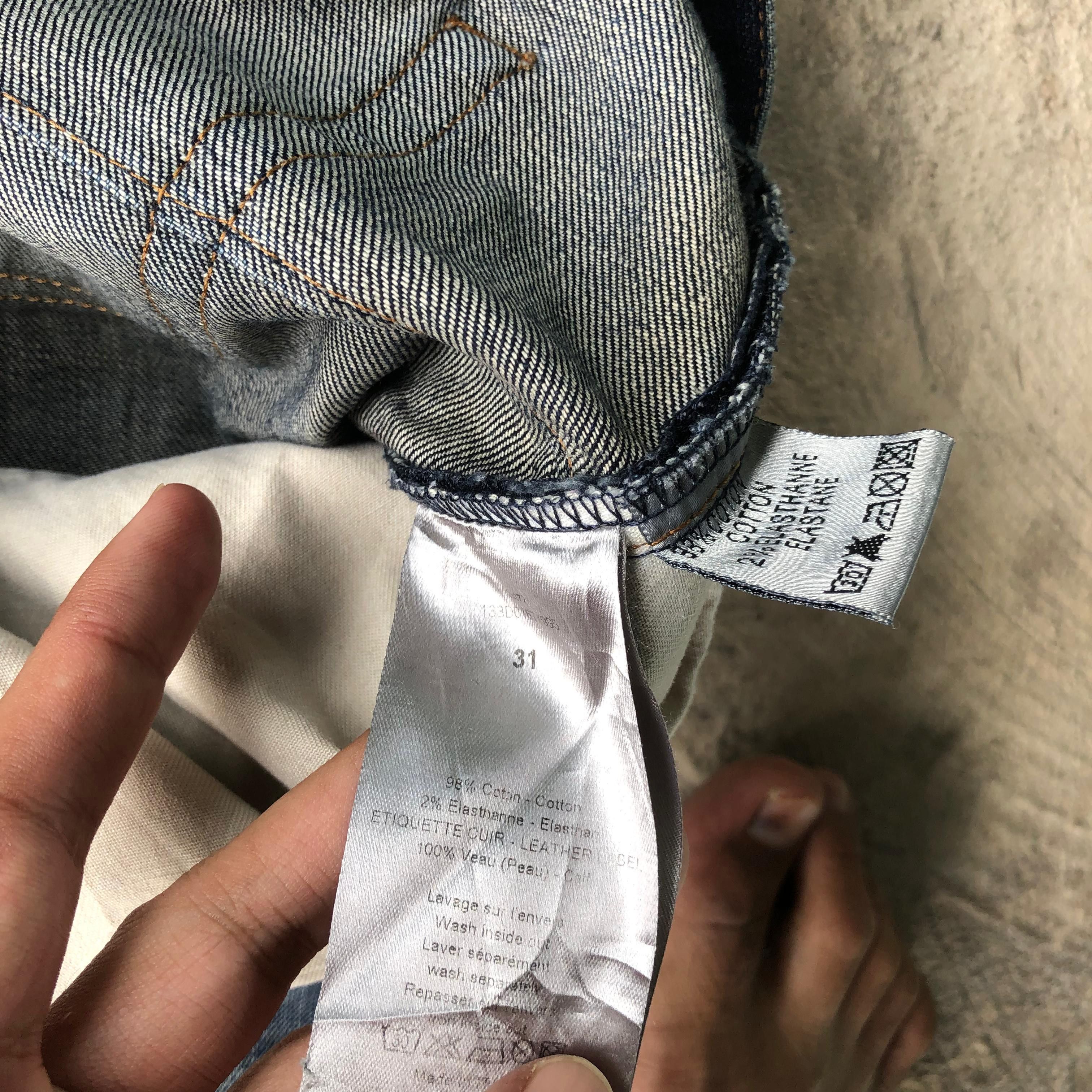 Dior × Hedi Slimane FW 07 Dior Hedi Slimane distressed Jeans Size US 31 - 5 Thumbnail