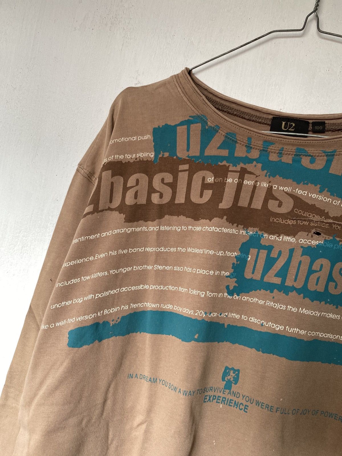 Hysteric Glamour × If Six Was Nine × Japanese Brand U2 Basic Poem Distressed Longsleeve Size US L / EU 52-54 / 3 - 3 Thumbnail