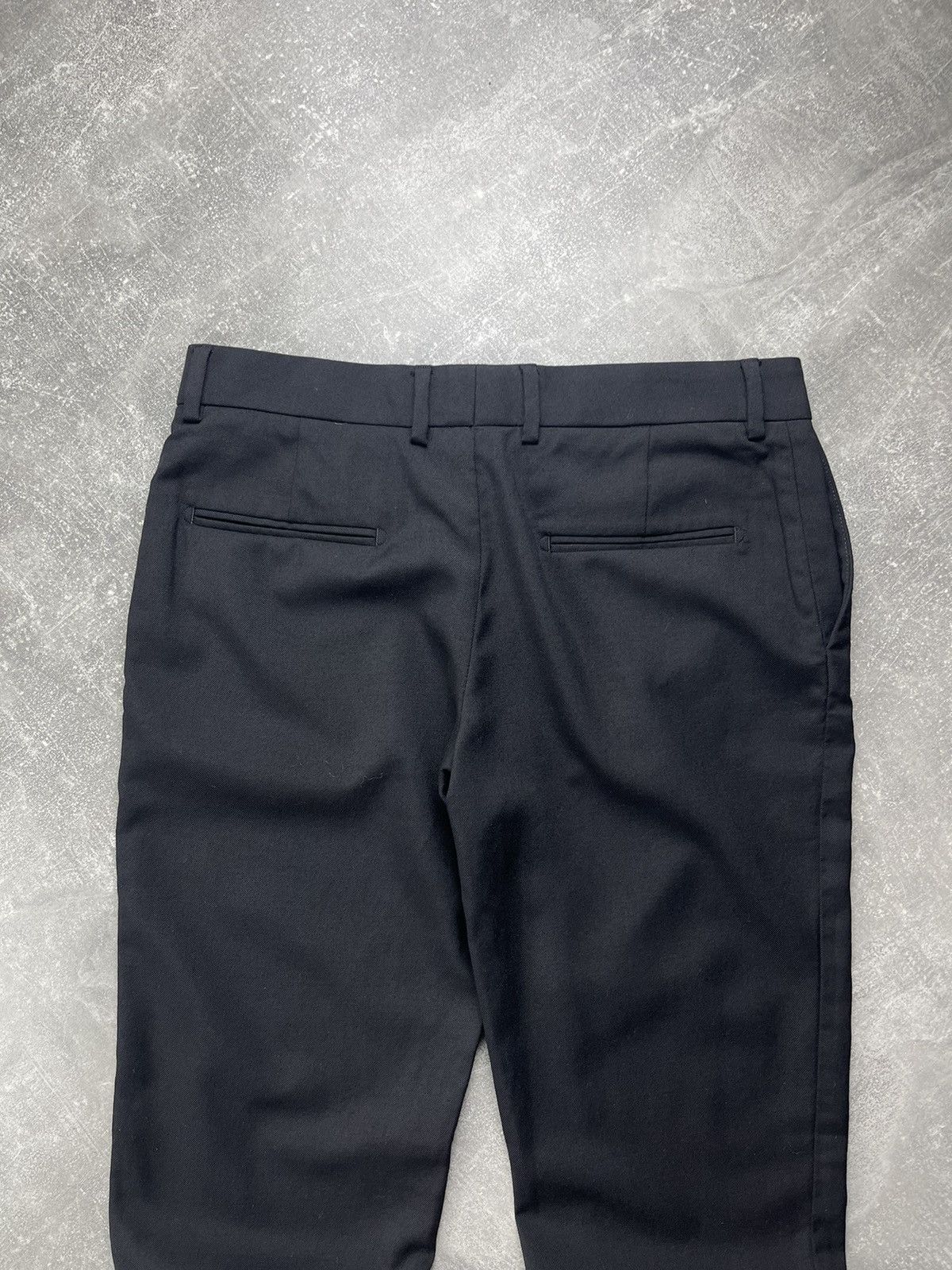 Saint Laurent Paris Saint Laurent Paris Uniform Slim Tapered Pants Black F38 S Size 40" / US 18 - 7 Thumbnail