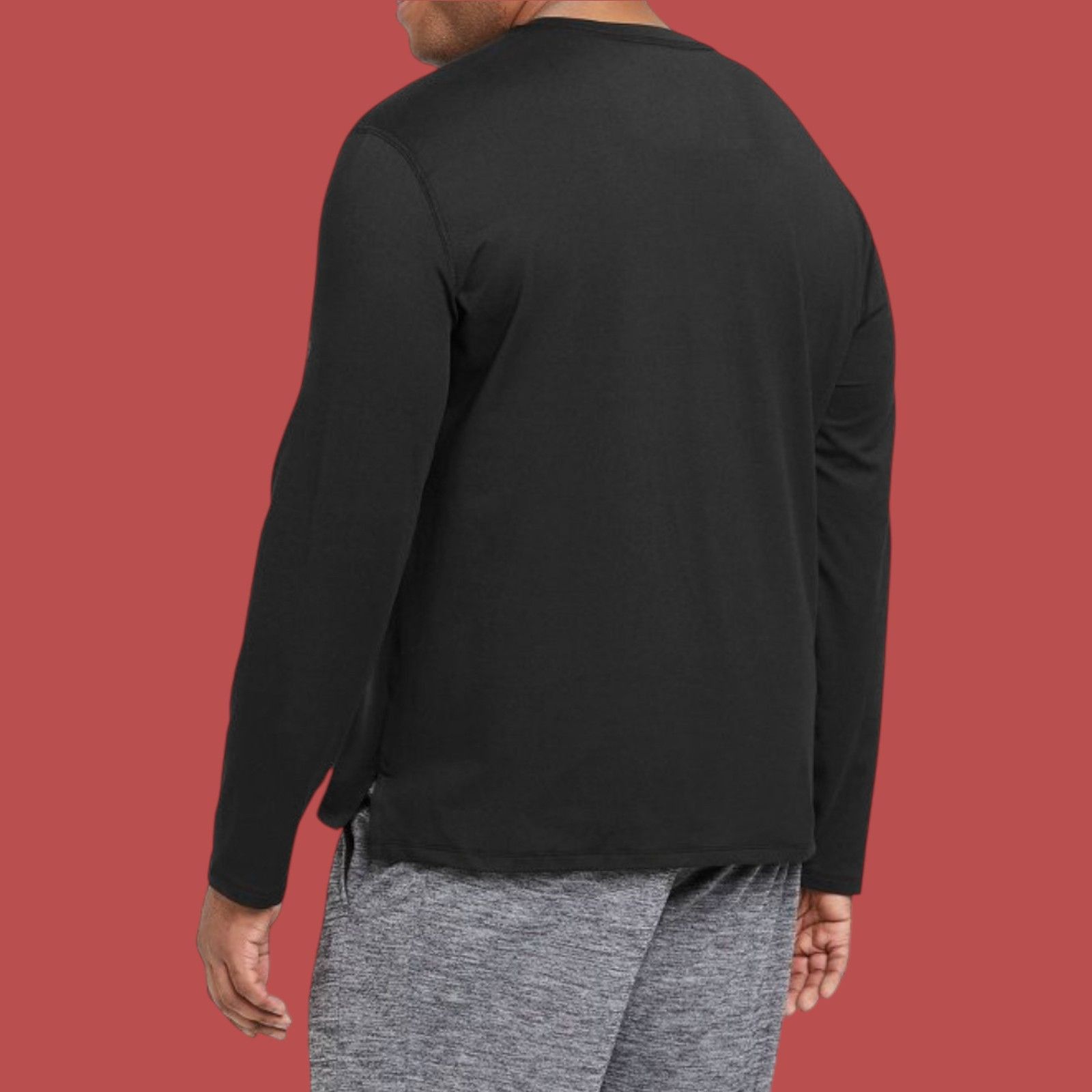 Other All In Motion - Men's Long Sleeve Performance T-Shirt - Blac Size US XL / EU 56 / 4 - 2 Thumbnail