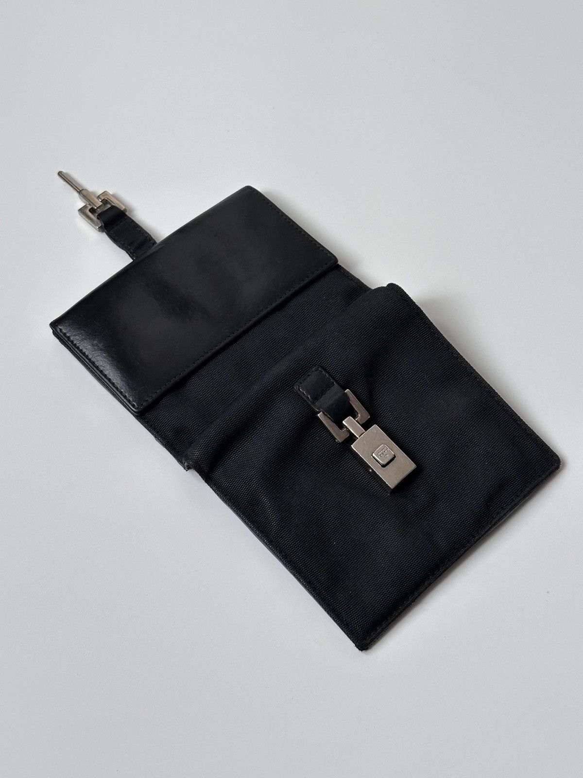 Gucci GUCCI Jackie Nylon Black Lather Compact Wallet Size ONE SIZE - 13 Thumbnail