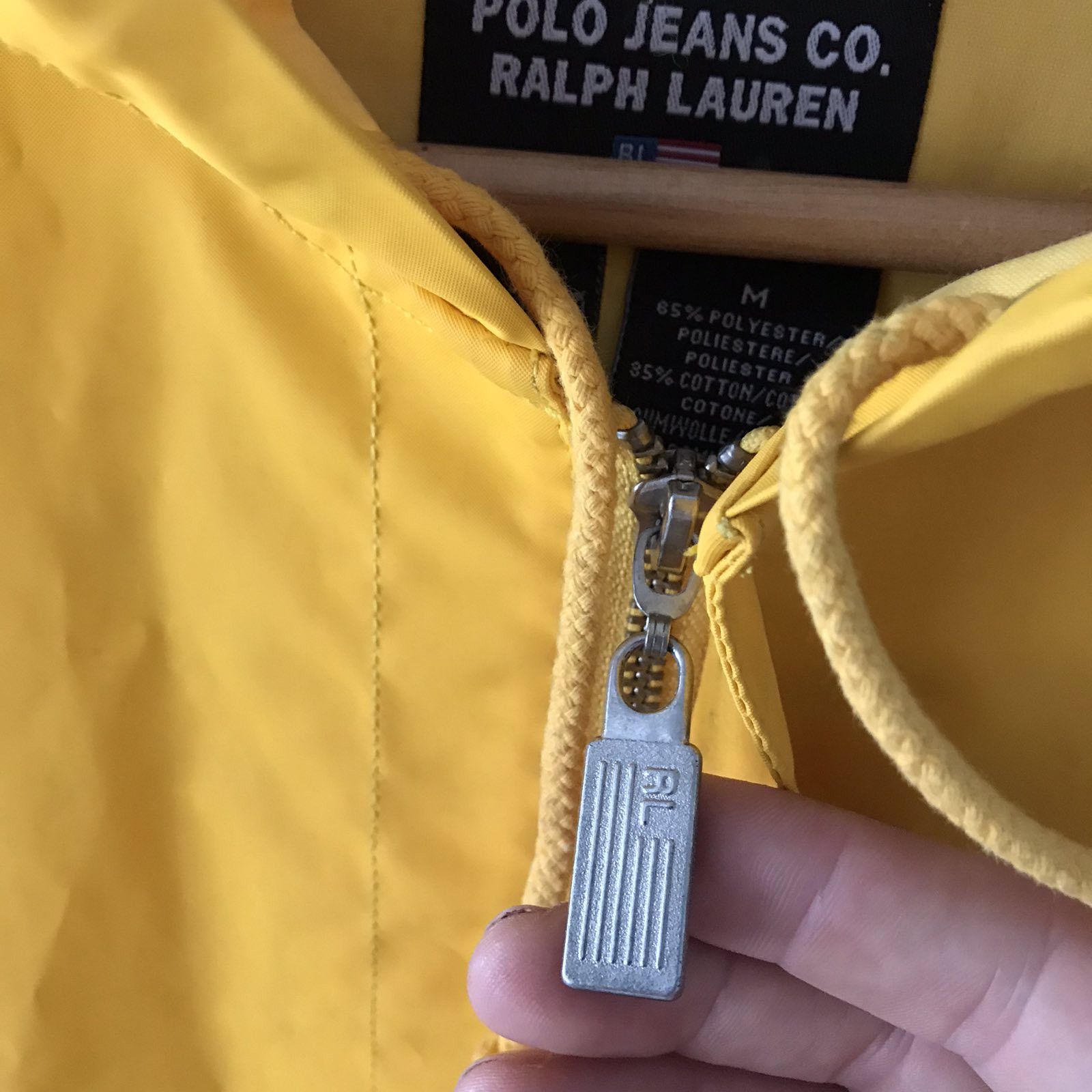 Polo Ralph Lauren × Vintage Polo Sport Ralph Lauren Raincoat Light Jacket Big Logo Sz M Size US M / EU 48-50 / 2 - 4 Thumbnail