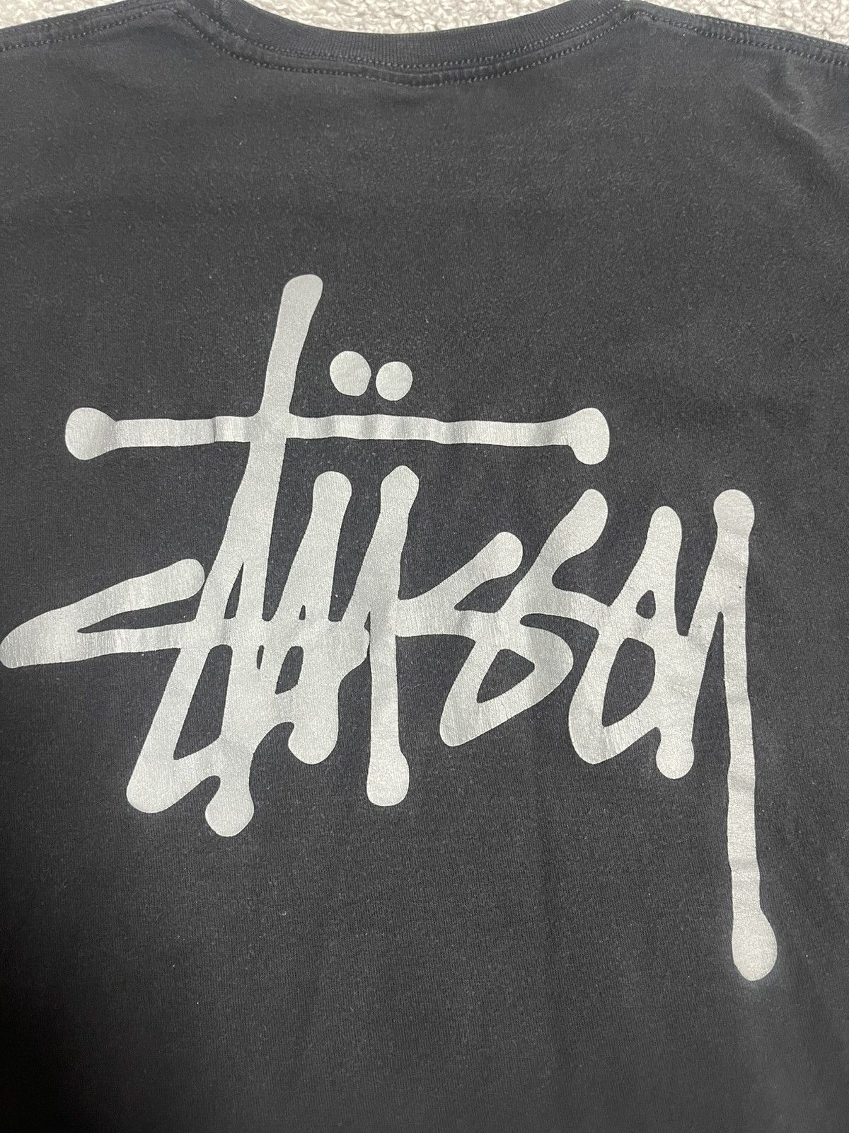 Stussy × Vintage STUSSY VINTAGE Y2K 90s SPELLOUT STREETWEAR BIG GRAY LOGO Size US S / EU 44-46 / 1 - 6 Thumbnail