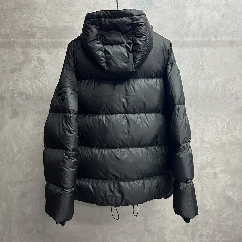 Prada Prada Black zipper design metal pattern logo down jacket ja Size US XXL / EU 58 / 5 - 7 Thumbnail