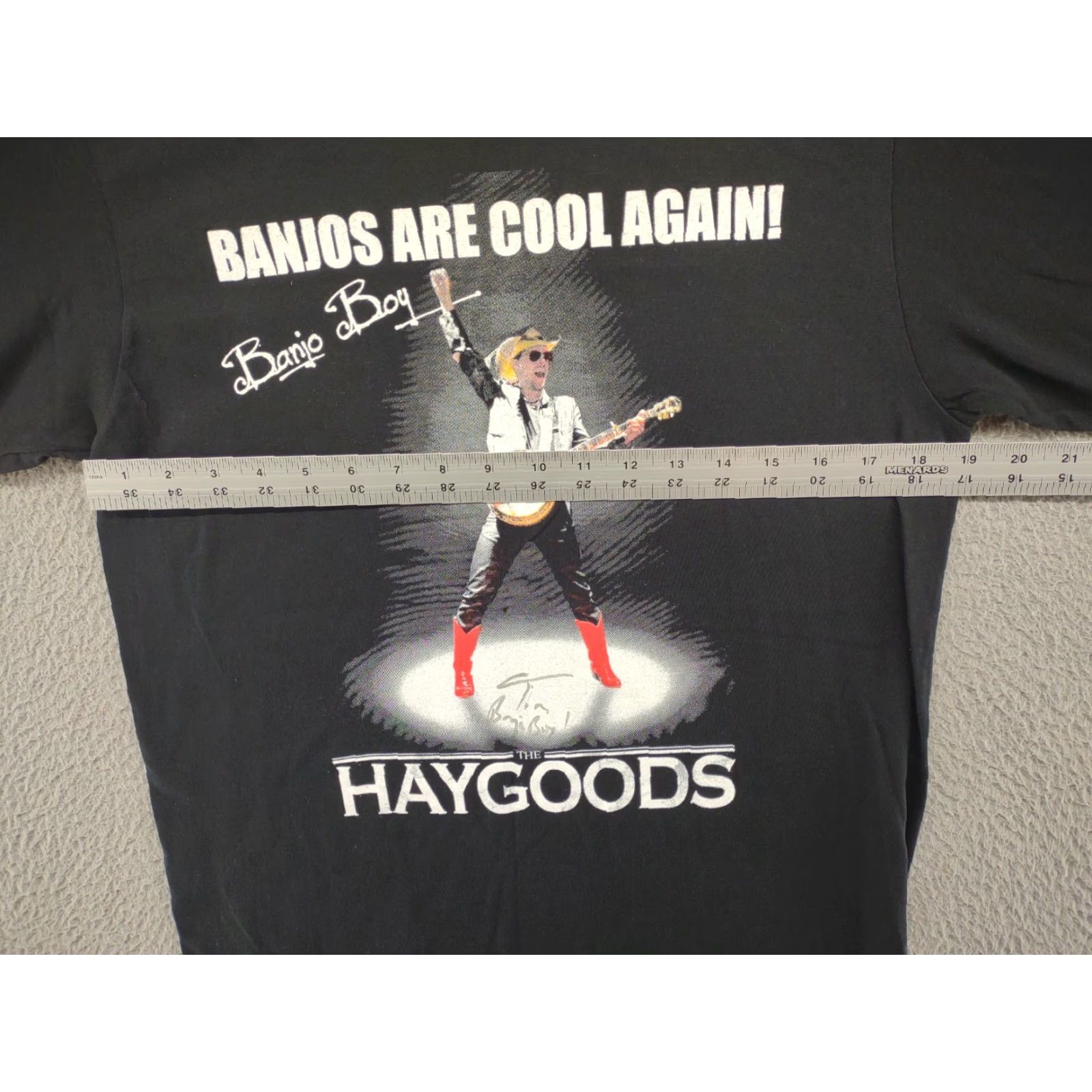 Vintage THE HAYGOODS Signed Autographed Banjo Boy T-Shirt Adult Medium Size Size US M / EU 48-50 / 2 - 5 Thumbnail