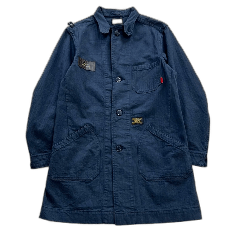 Wtaps WTAPS Limited Edition Shop Coat Navy Size US S / EU 44-46 / 1 - 1 Thumbnail