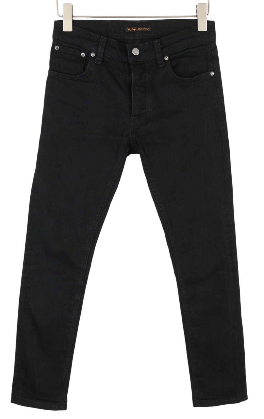 Nudie Jeans TILTED TOR W30/L32 Ever Black Organic Skinny Jeans 86719 Size US 30 / EU 46 - 1 Thumbnail