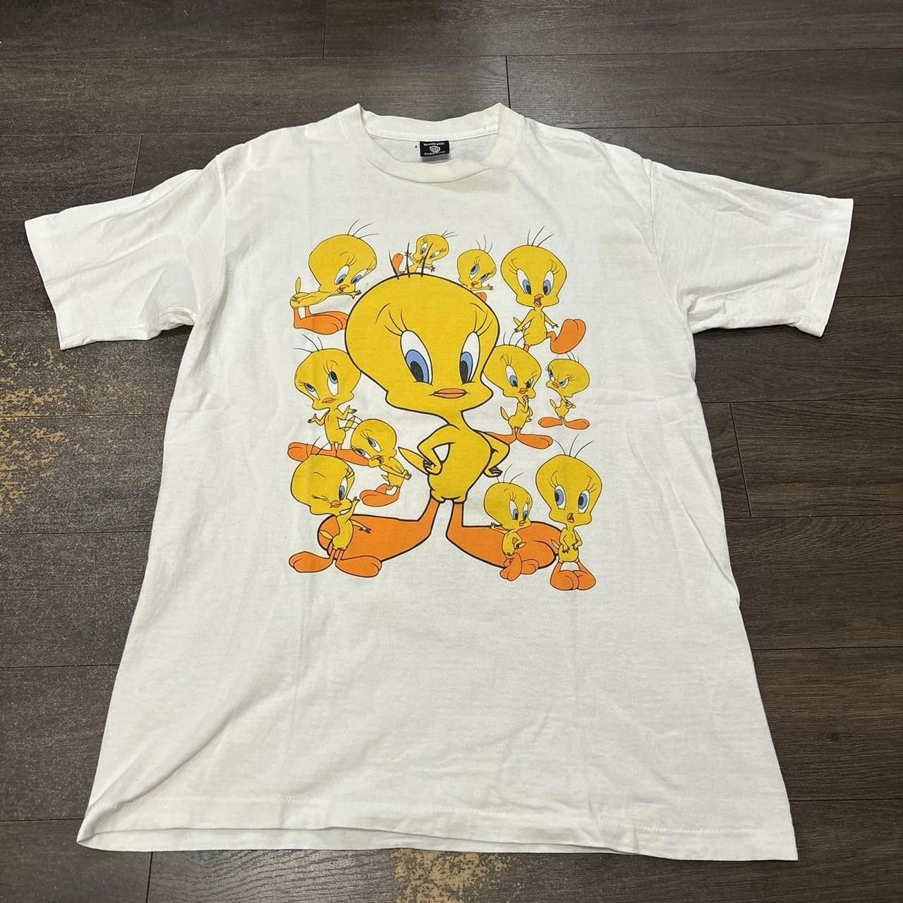 Designer vintage tweety bird t shirt 1995 L Looney Tunes Size US L / EU 52-54 / 3 - 2 Thumbnail