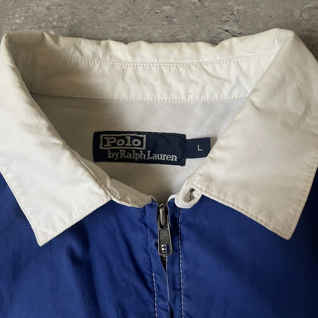 Polo Ralph Lauren × Ralph Lauren × Vintage Vintage Faded Polo Ralph Lauren Bomber Coach Jacket Size US L / EU 52-54 / 3 - 5 Thumbnail