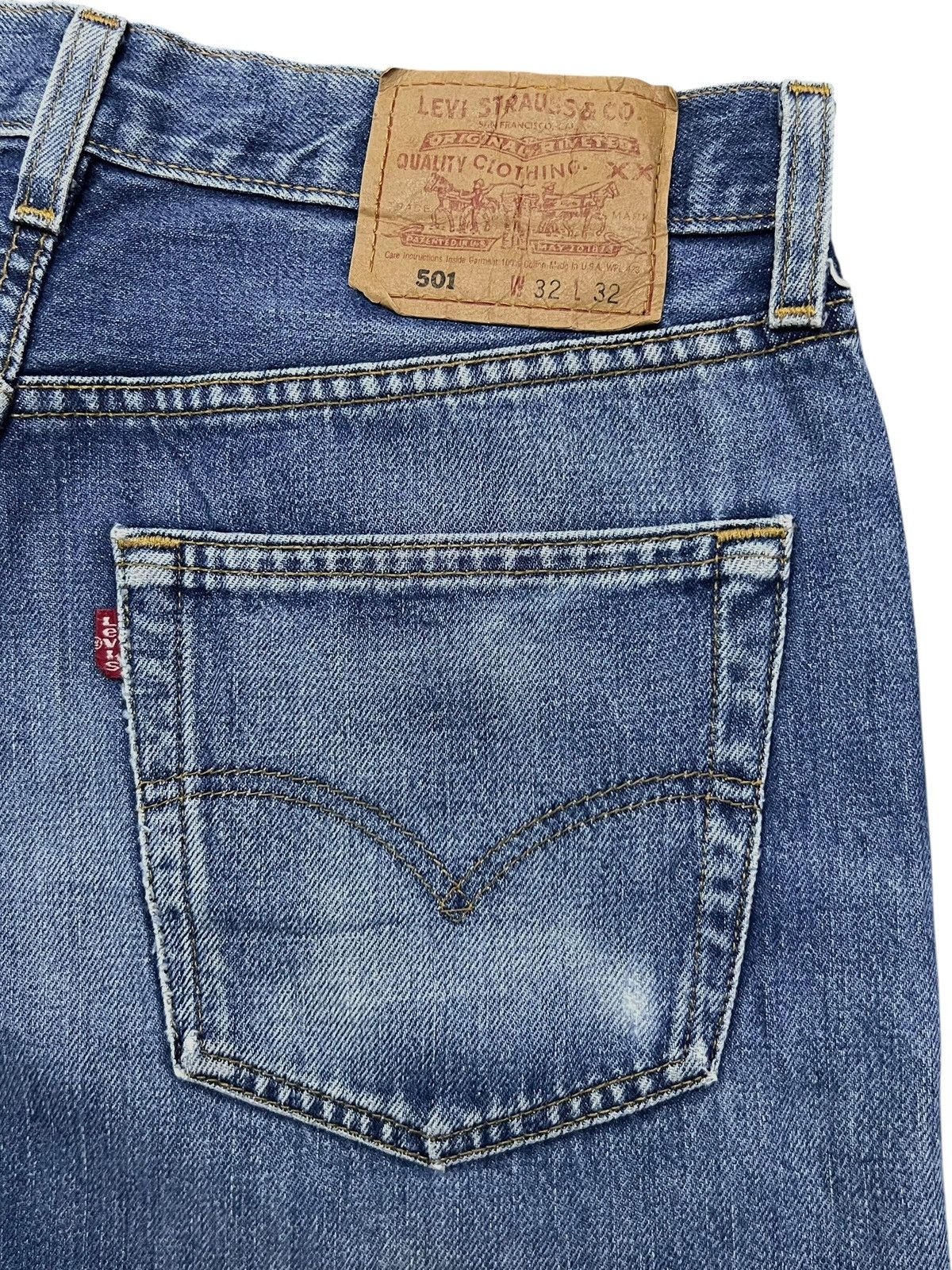 Levi's Vintage 90s Levi’s 501 Japan - Faded Wash Jeans Size US 31 - 8 Thumbnail