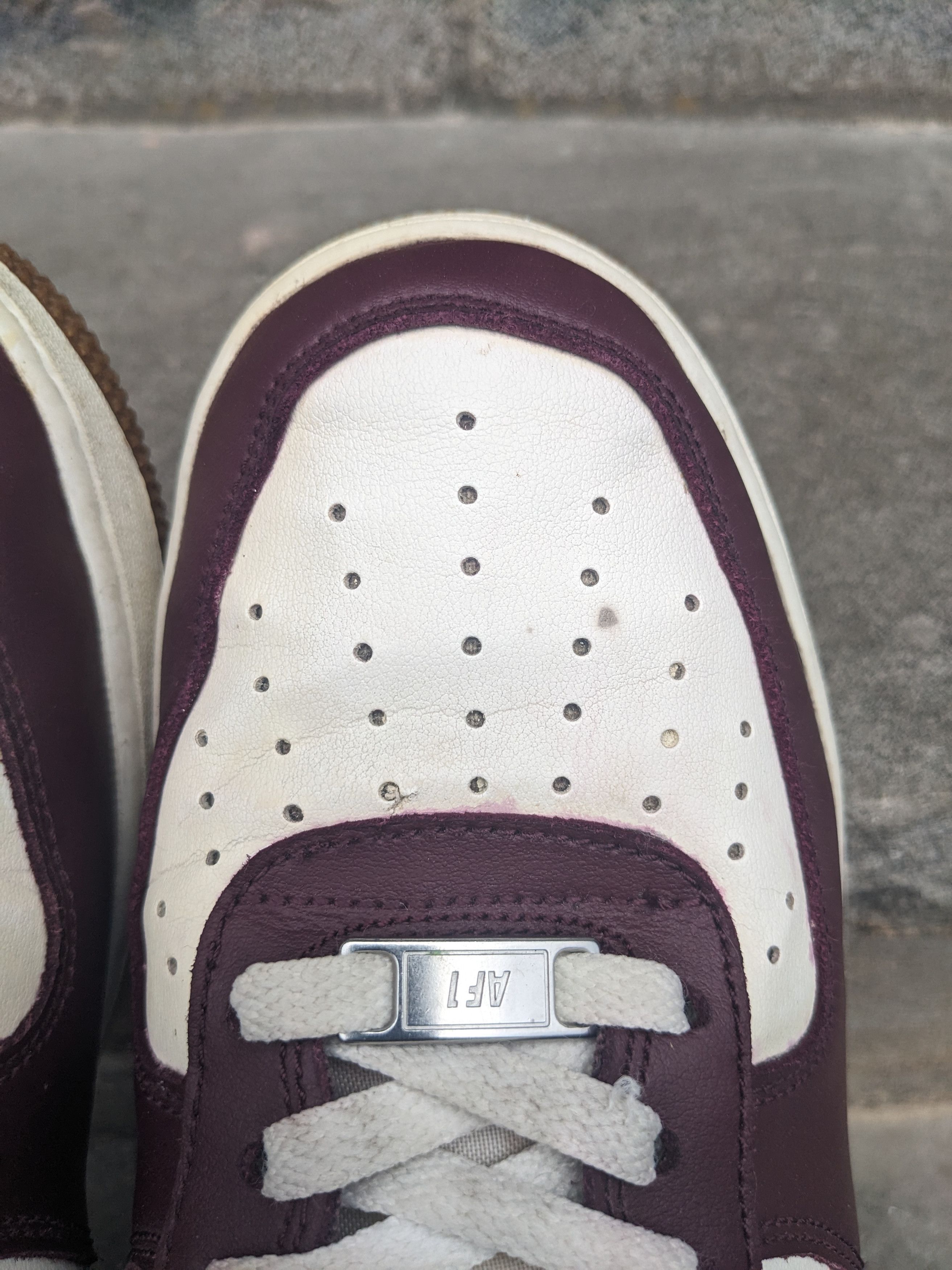 Designer × Nike Nike Air Force 1 Sneaker Men's 10 Low College DQ7659-102 Size US 10 / EU 43 - 4 Thumbnail