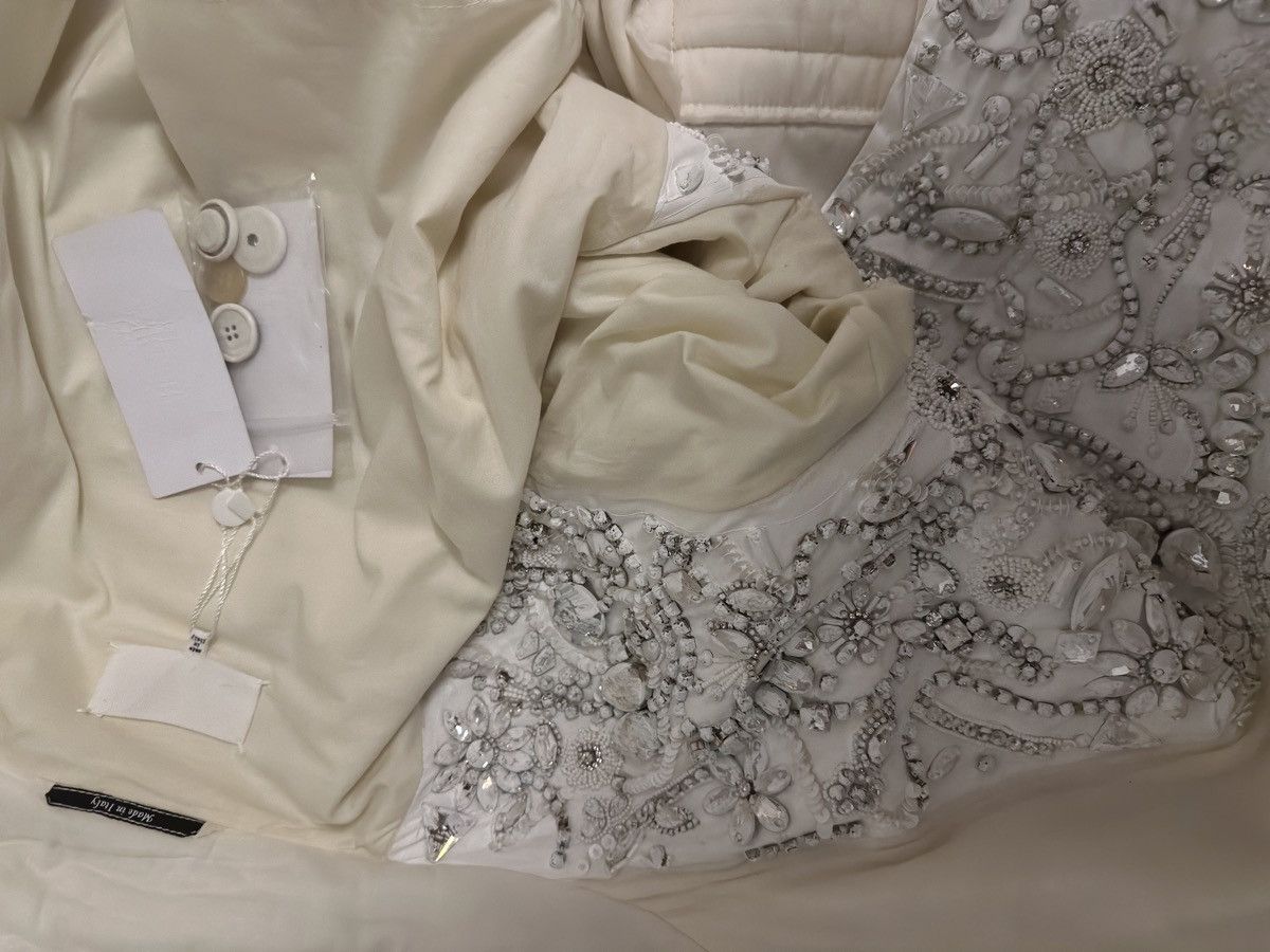 Maison Margiela Maison Margiela Artisanal SS22 Embroidered White Toile Coat Size US L / EU 52-54 / 3 - 7 Thumbnail