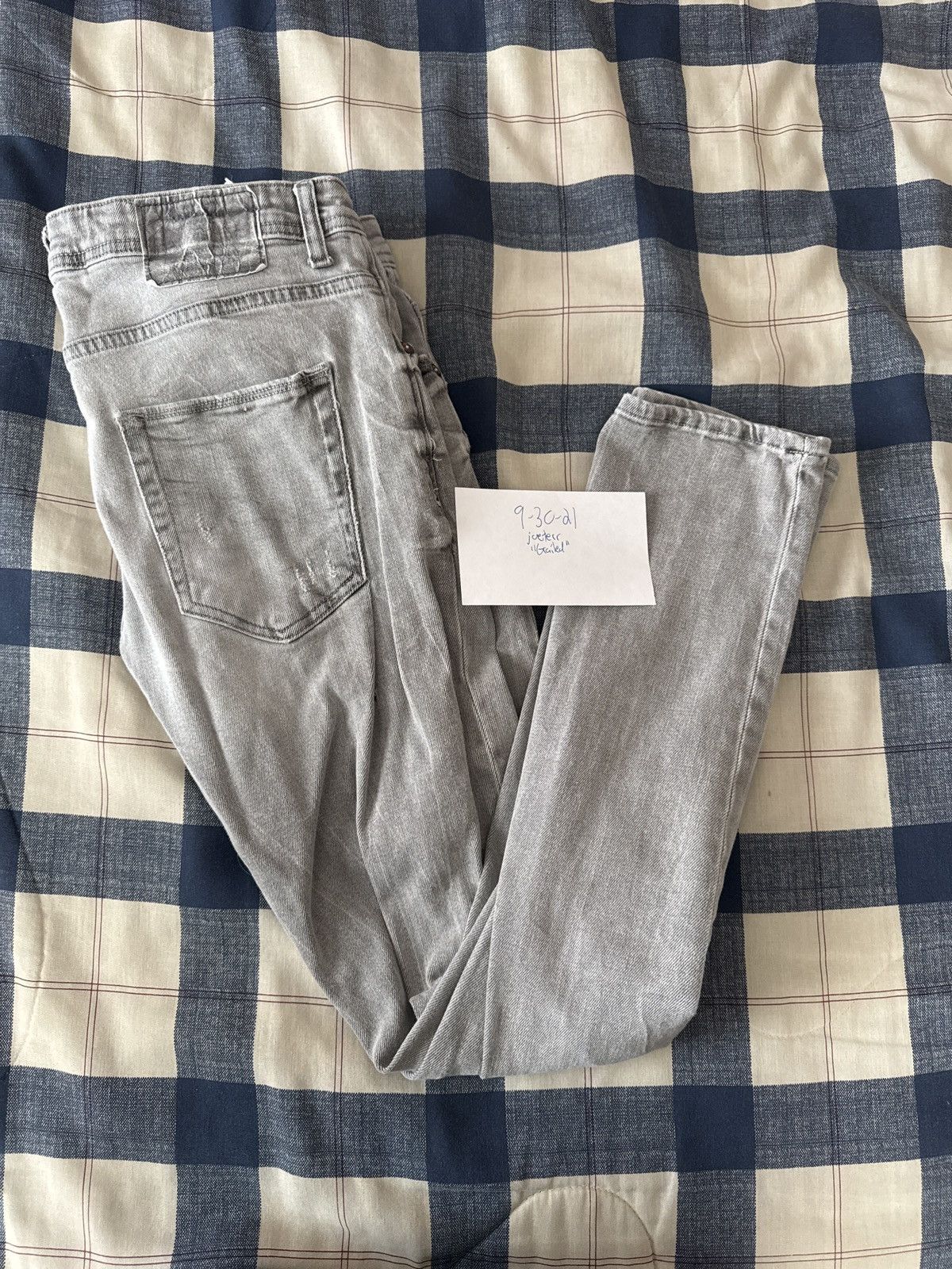 Zara Zara Ripped Denim Jeans Size US 32 / EU 48 - 2 Thumbnail
